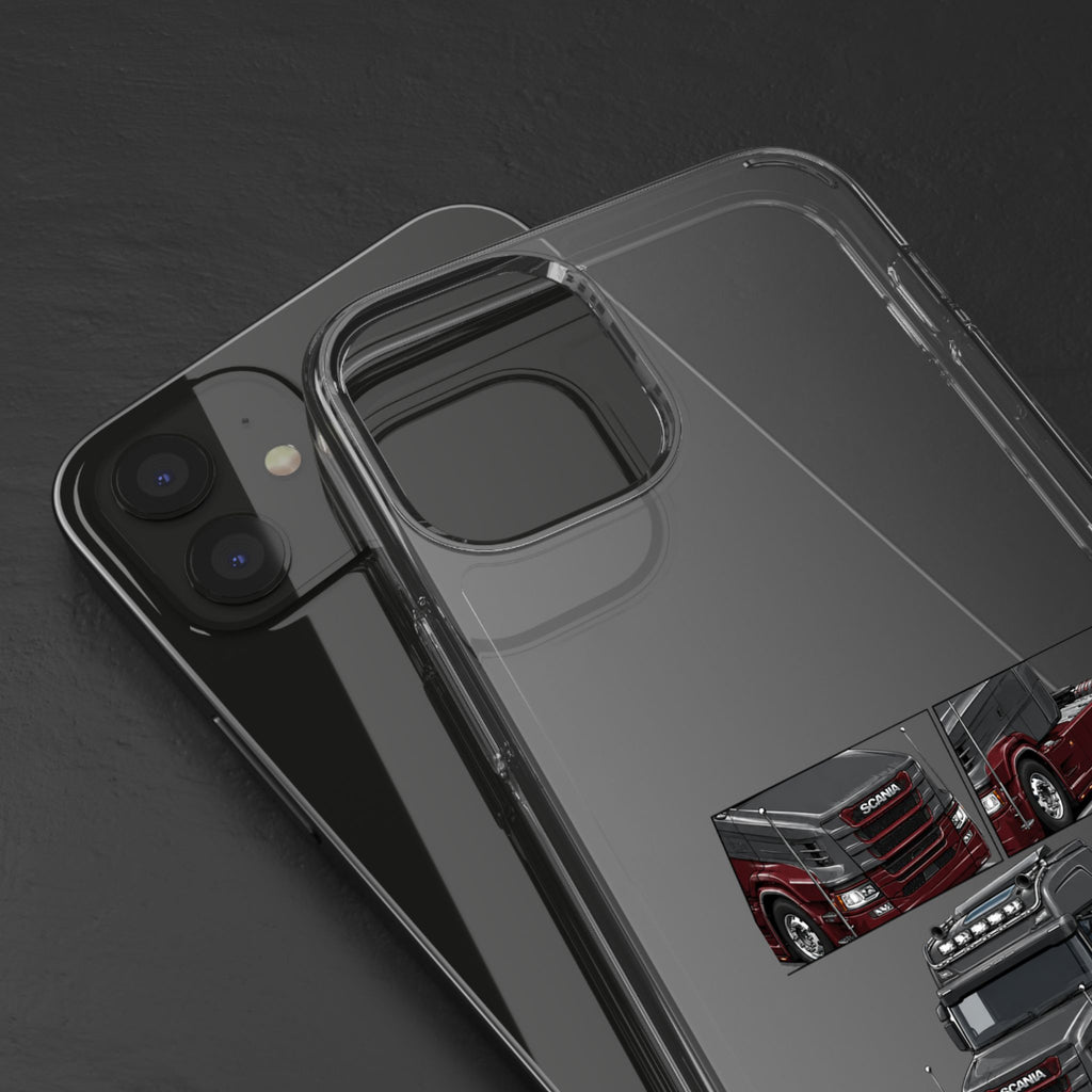 GREYBURGANDY SCANIA T-CAB PHONE CASES
