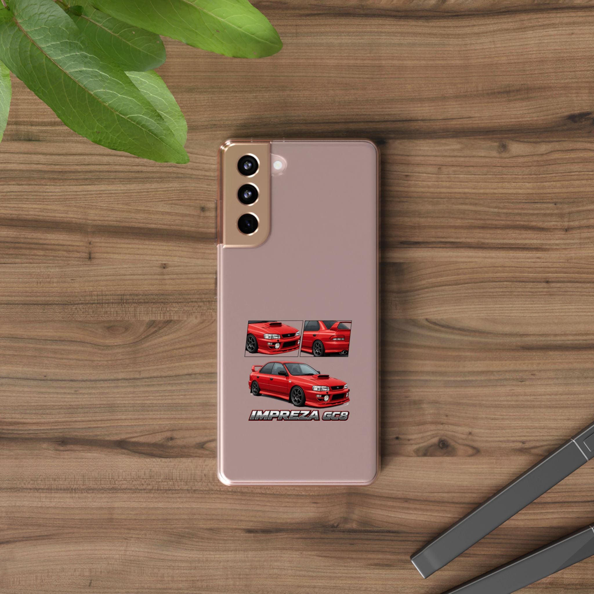RED IMPREZA GC8 PHONE CASES