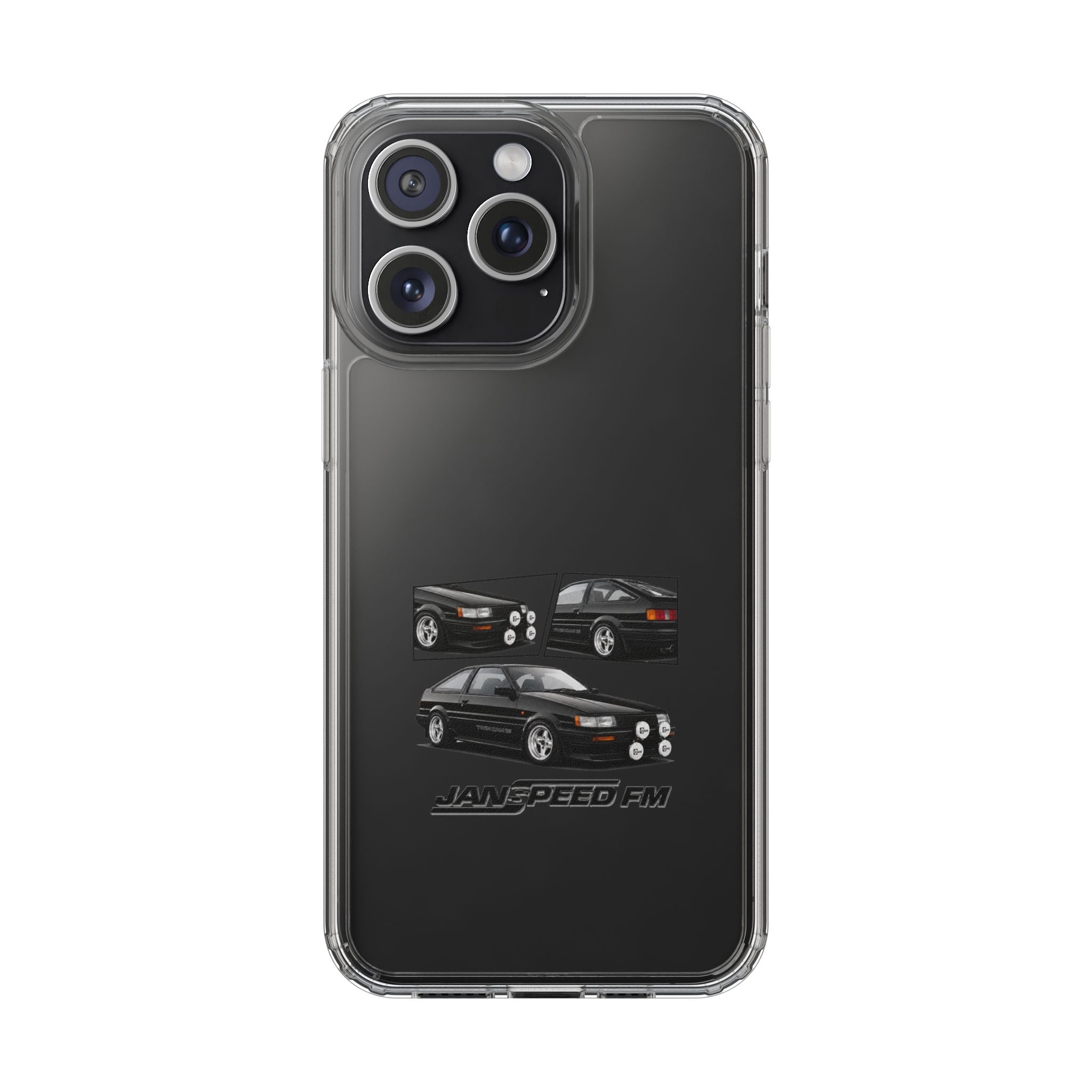BLACK AE86 TWINCAM PHONE CASES