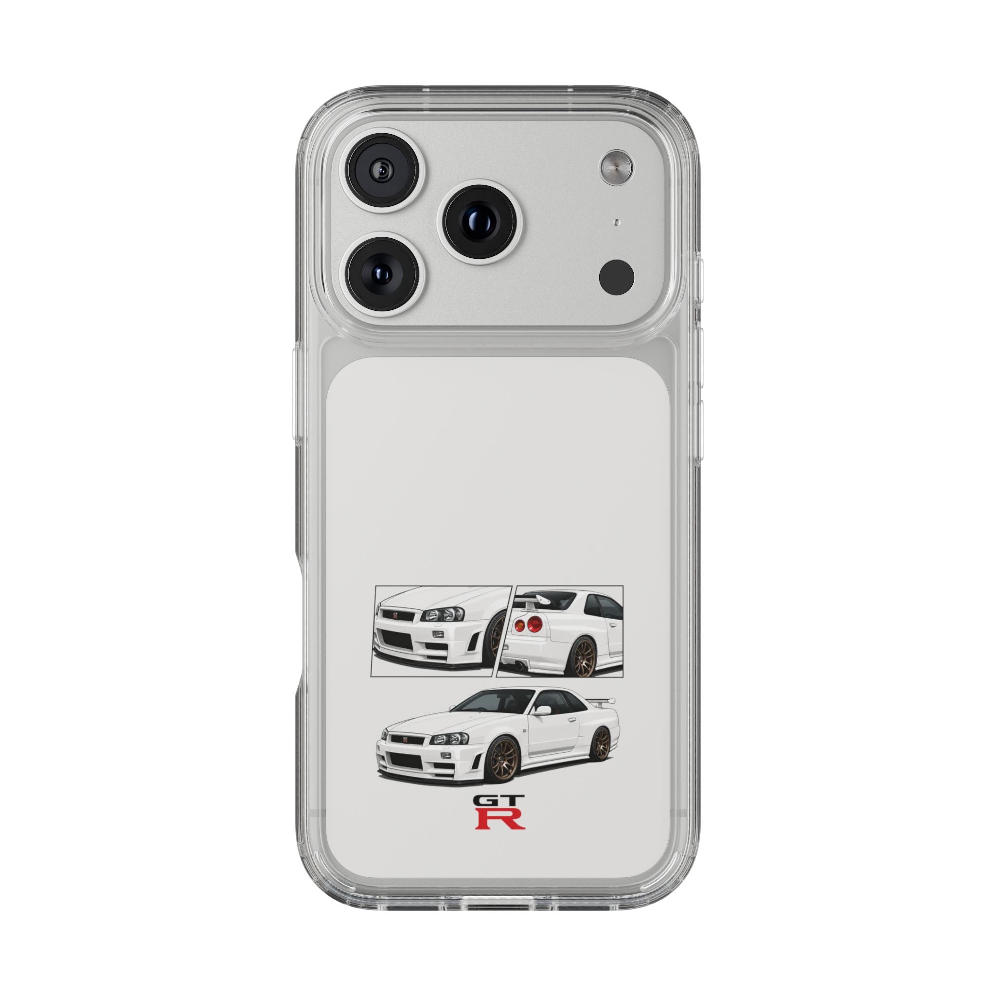 WHITE R34 GTR PHONE CASES