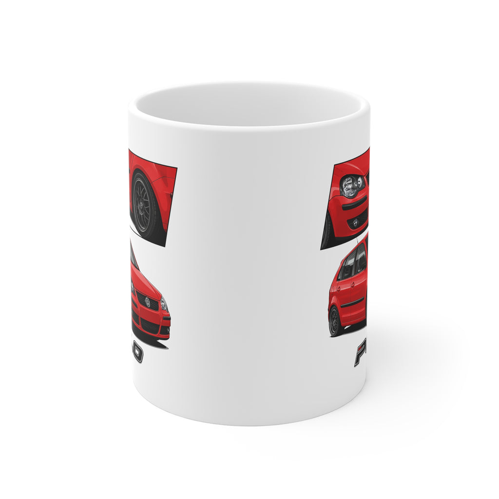 RED VW POLO MUG