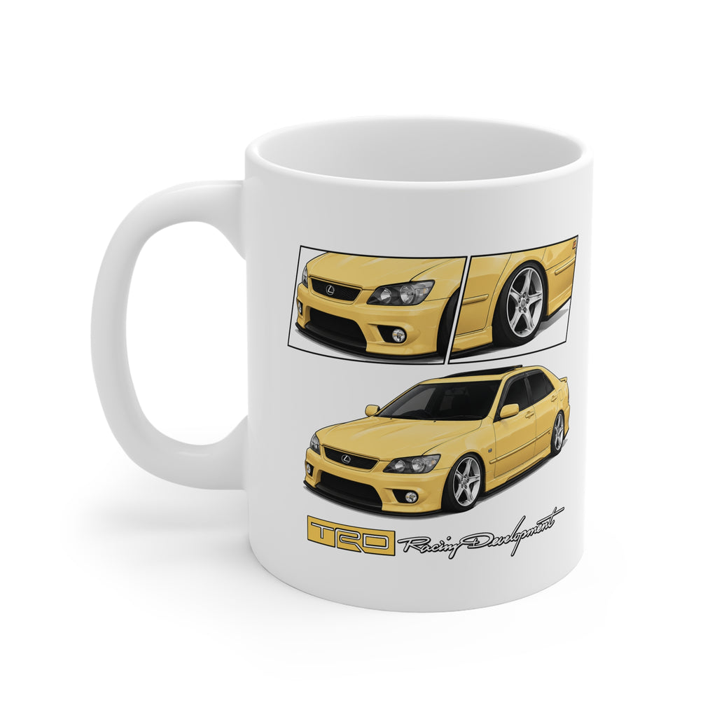 YELLOW LEXUS IS200 MUG