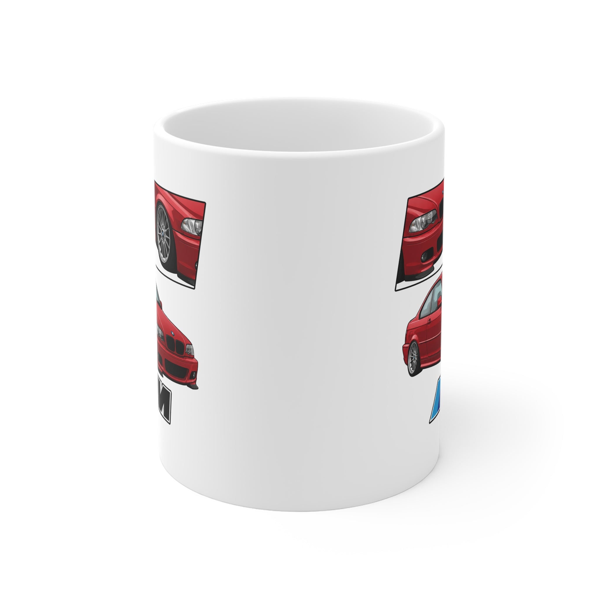 RED BMW E46 MUG