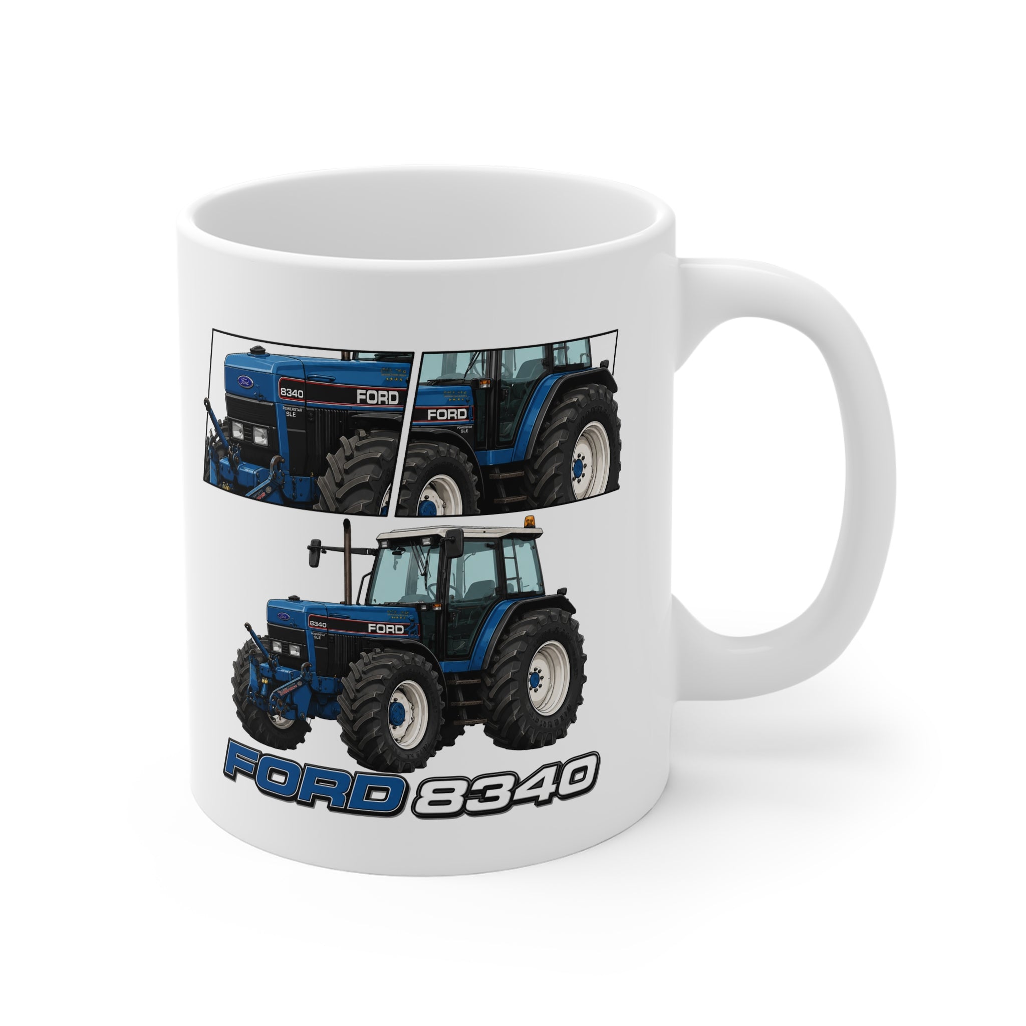 BLUE FORD 8340 MUG