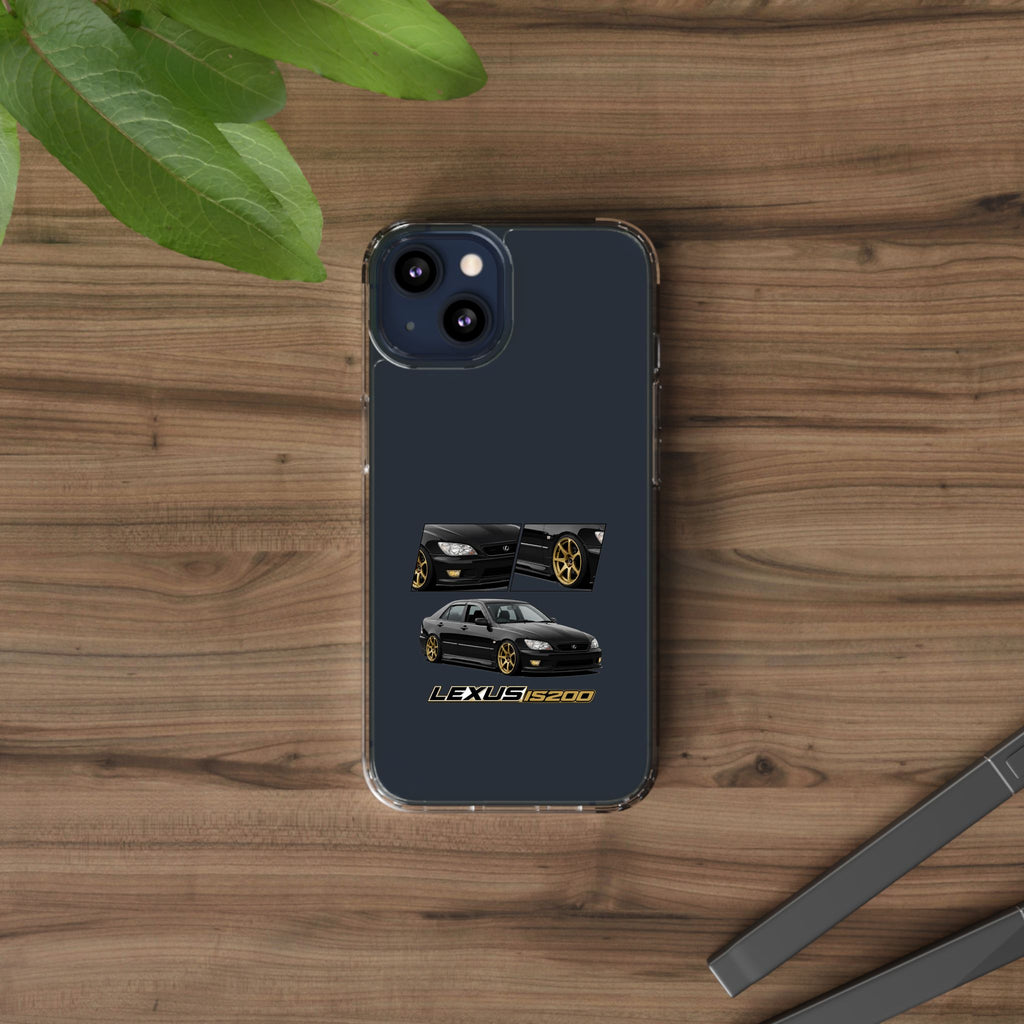 BLACK LEXUS IS200 PHONE CASES