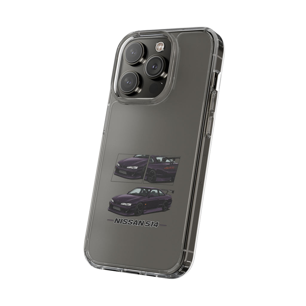PURPLE NISSAN S14 PHONE CASES