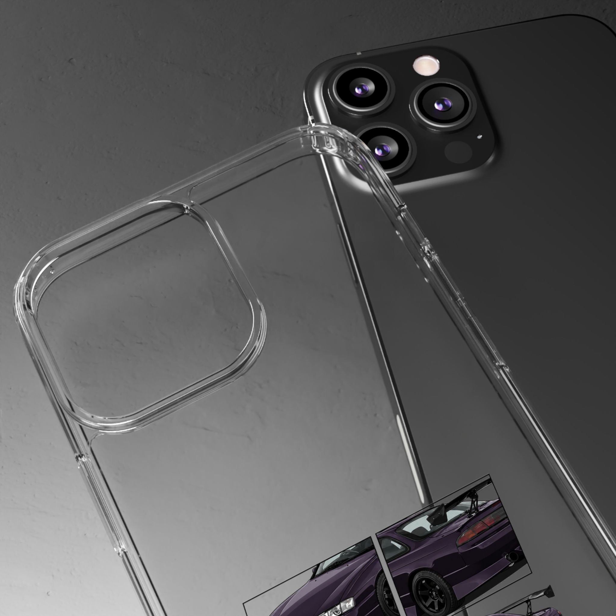 PURPLE NISSAN S14 PHONE CASES