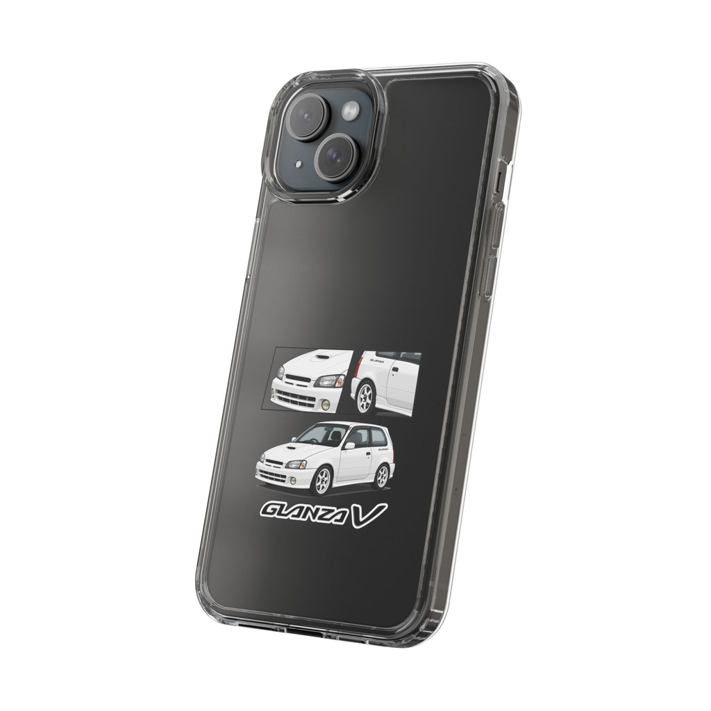 WHITE TOYOTA GLANZA PHONE CASES