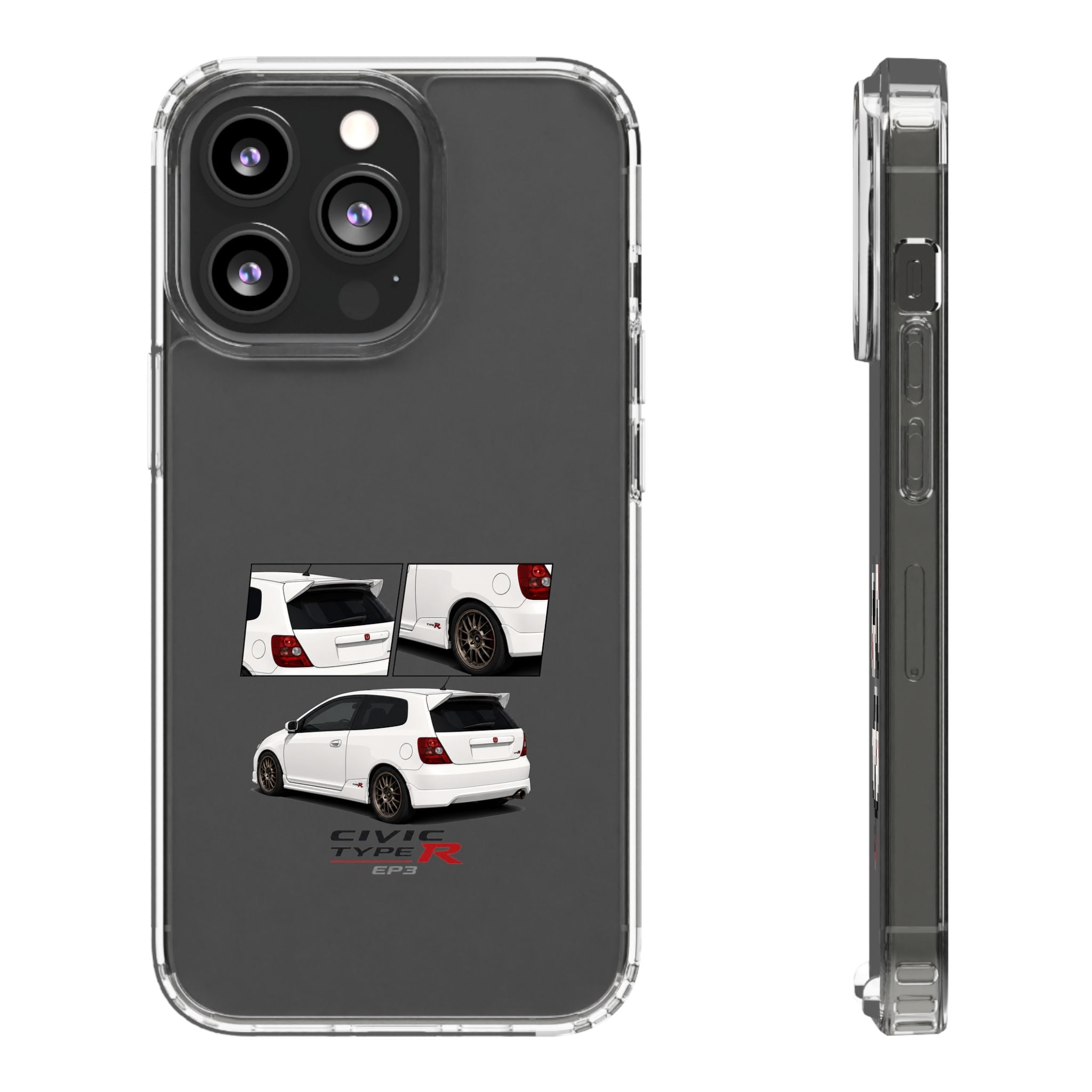 WHITE EP3 TYPE R PHONE CASES