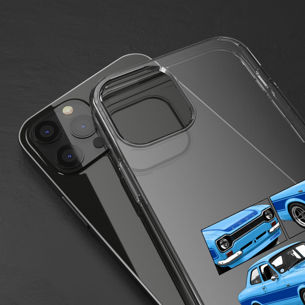 BLUE FORD ESCORT MK1 RS2000 PHONE CASES