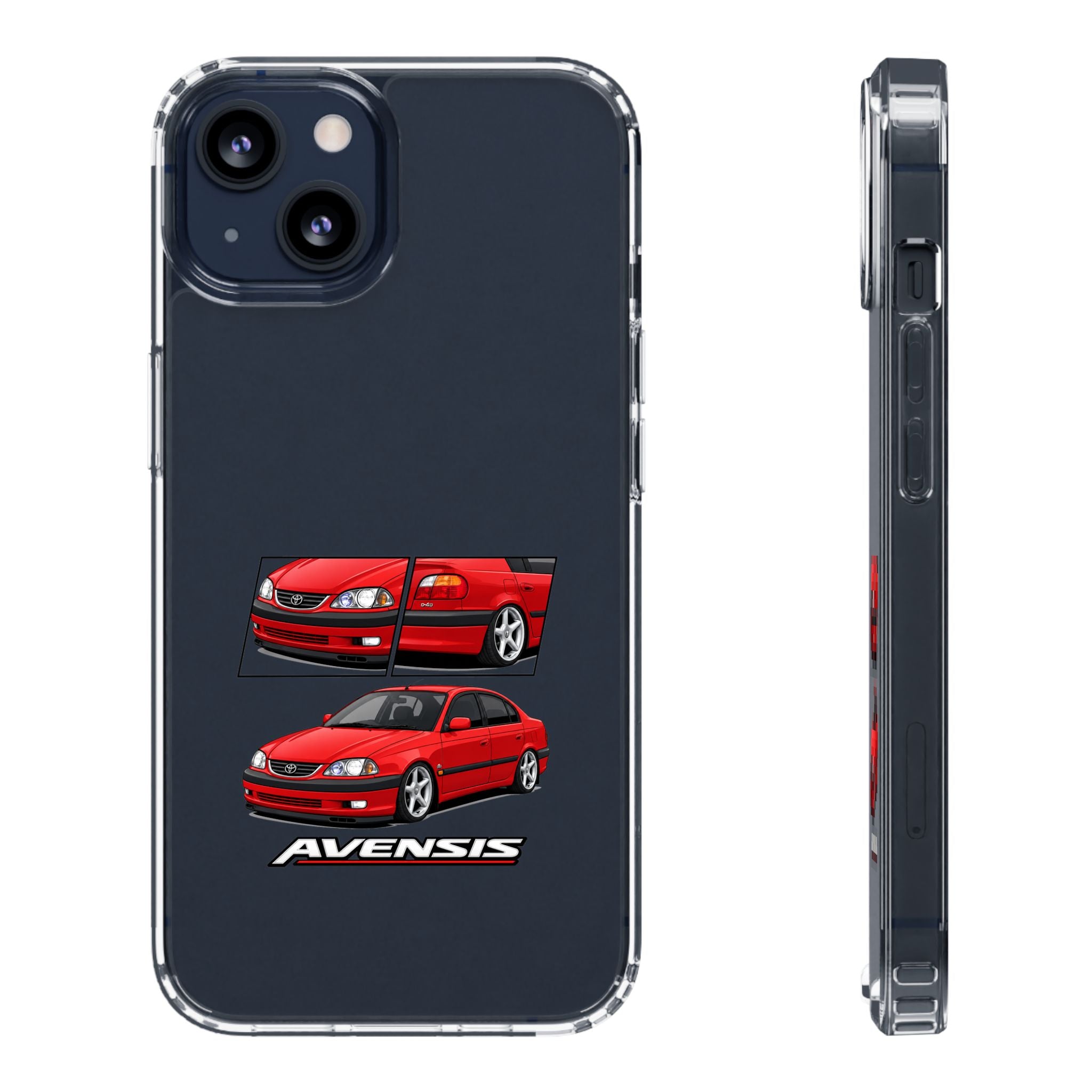 RED TOYOTA AVENSIS PHONE CASES