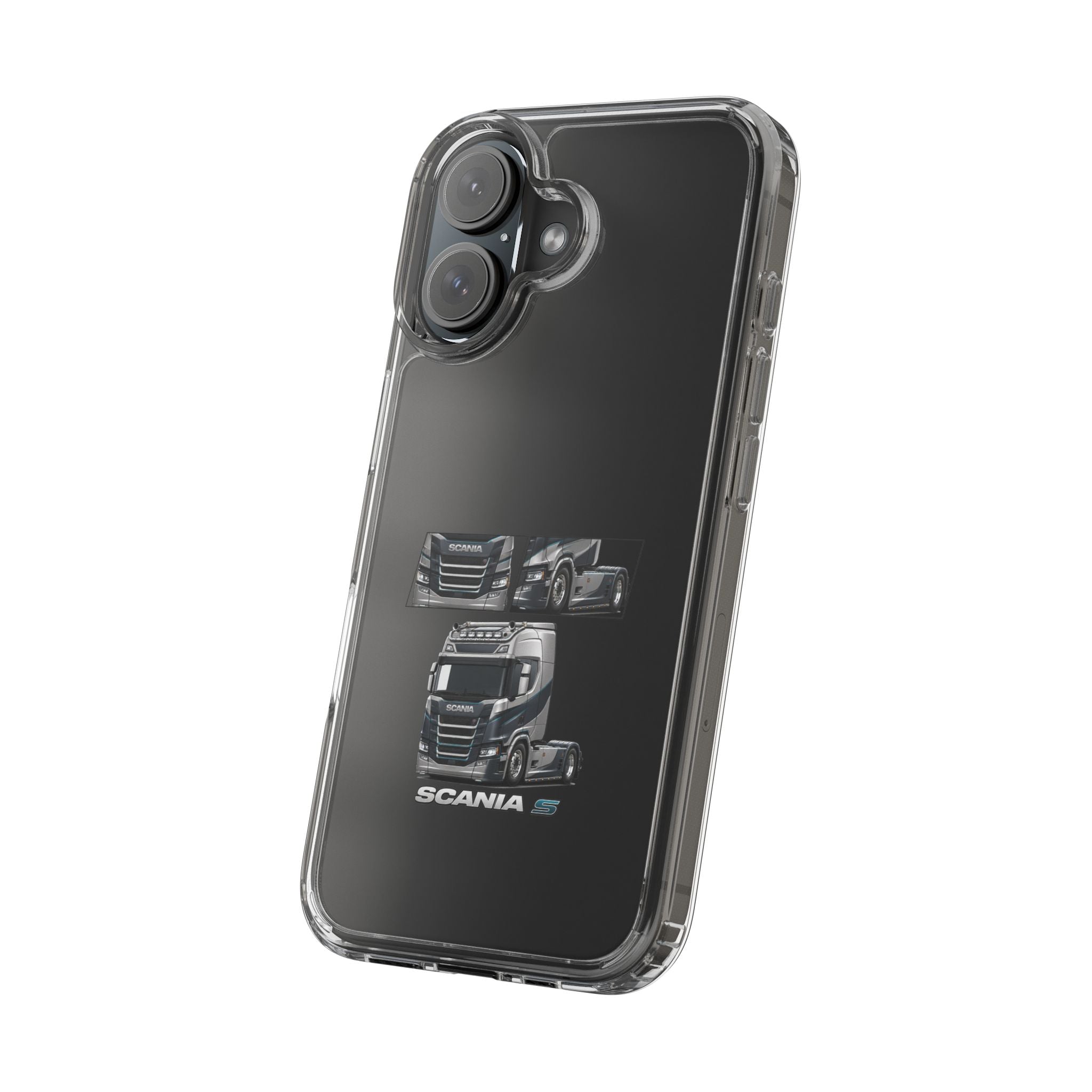 GREY SILVER SCANIA S-SERIES PHONE CASES