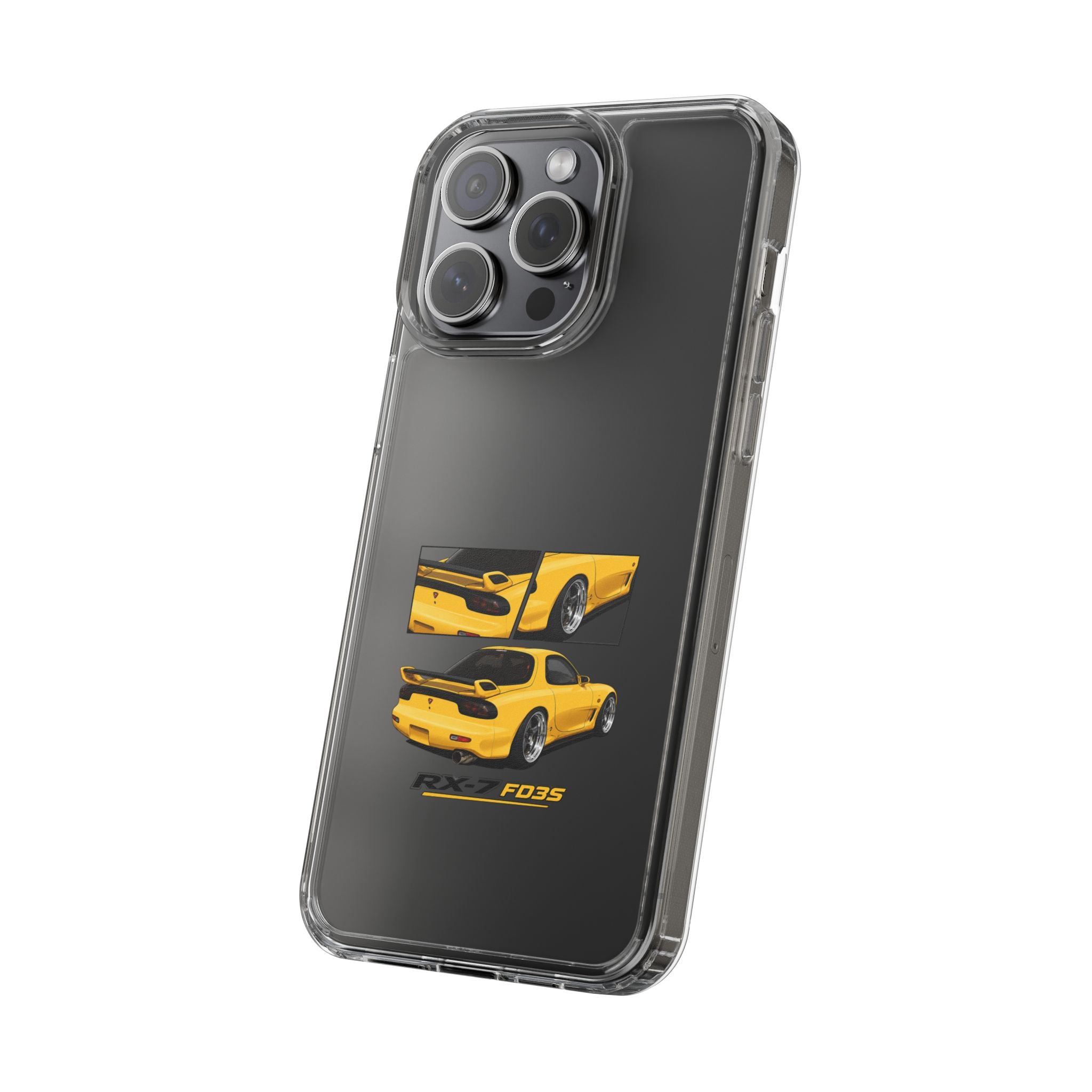 YELLOW MAZDA RX7 PHONE CASES