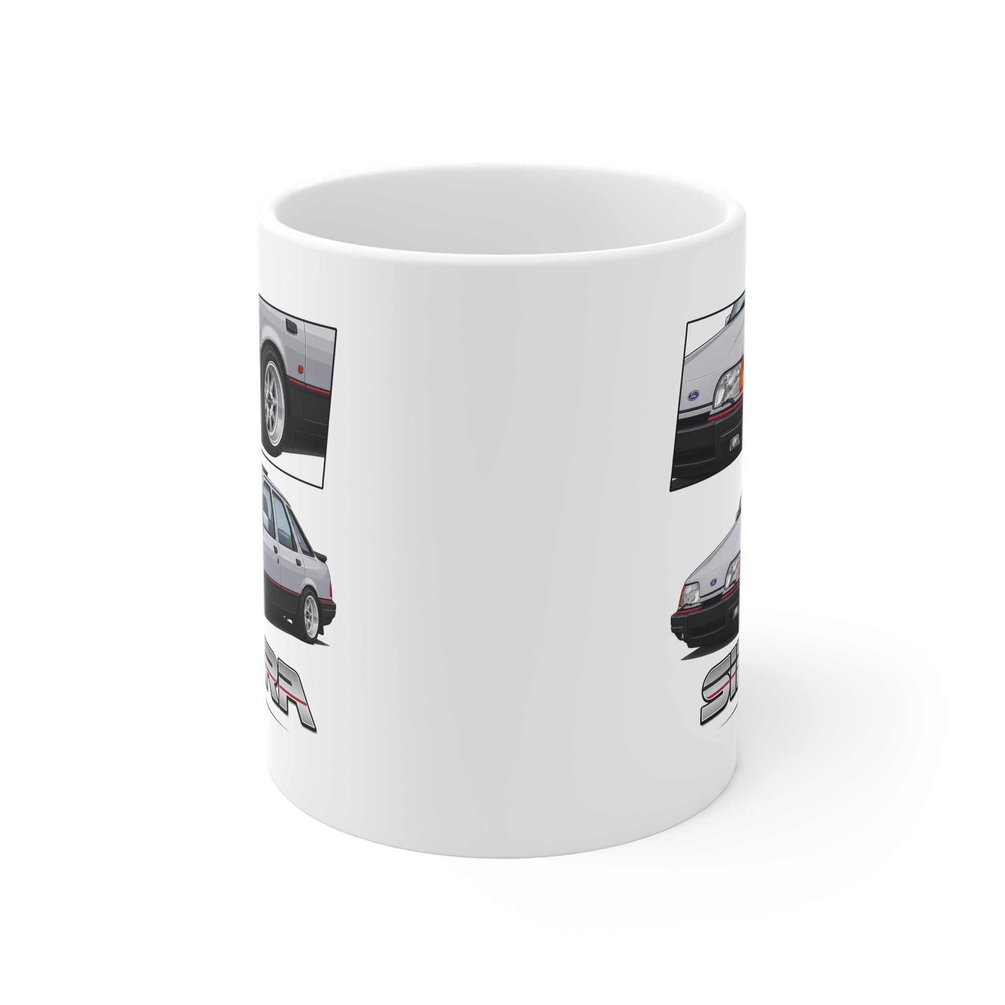 SILVER SIERRA HATCH MUG