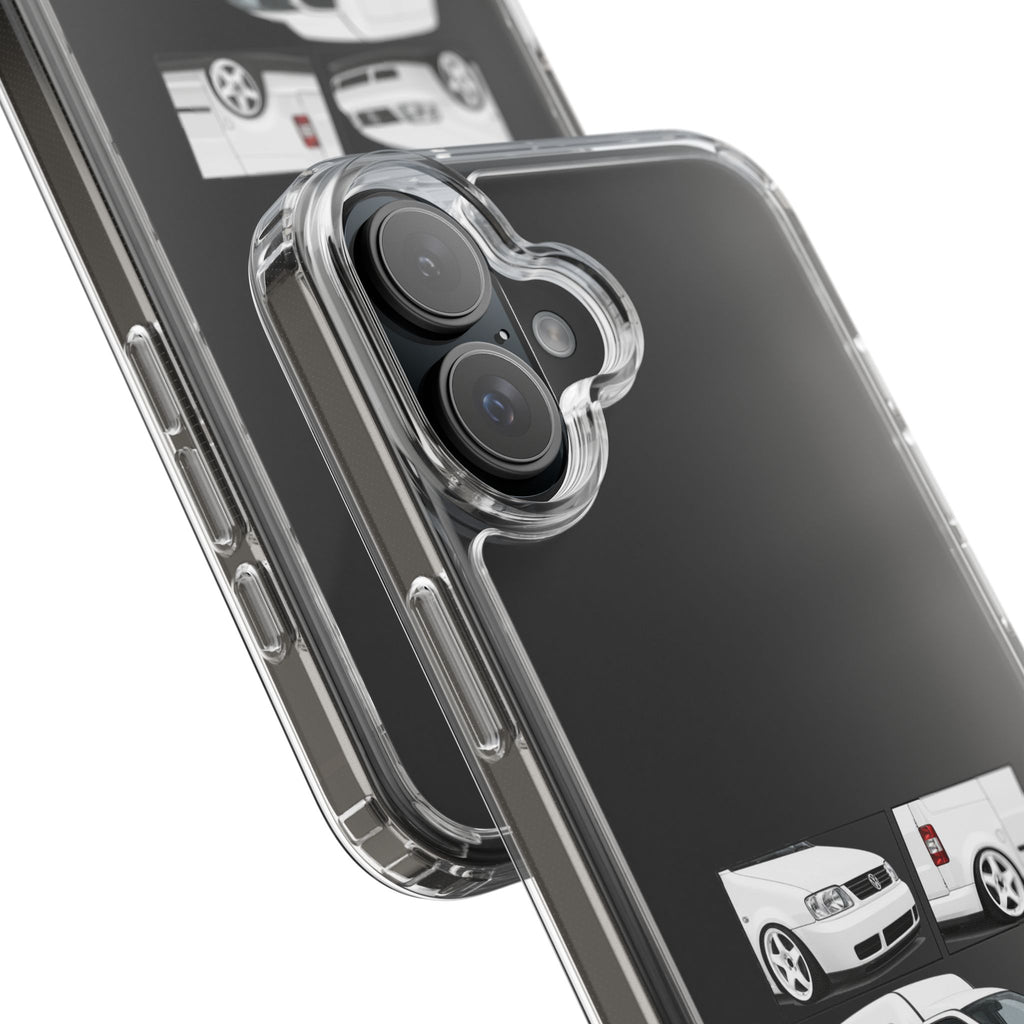 WHITE VW CADDY PHONE CASES