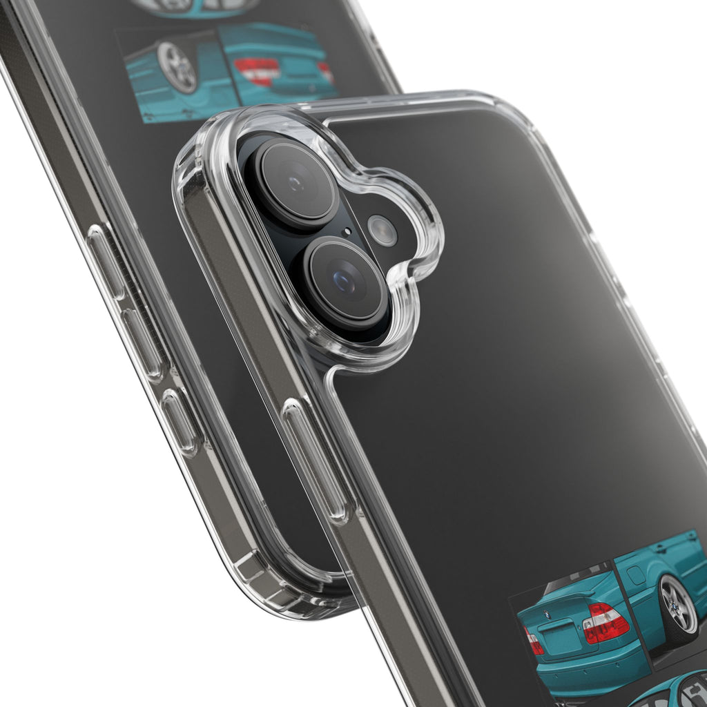 TURQUOISE BMW E46 PHONE CASES
