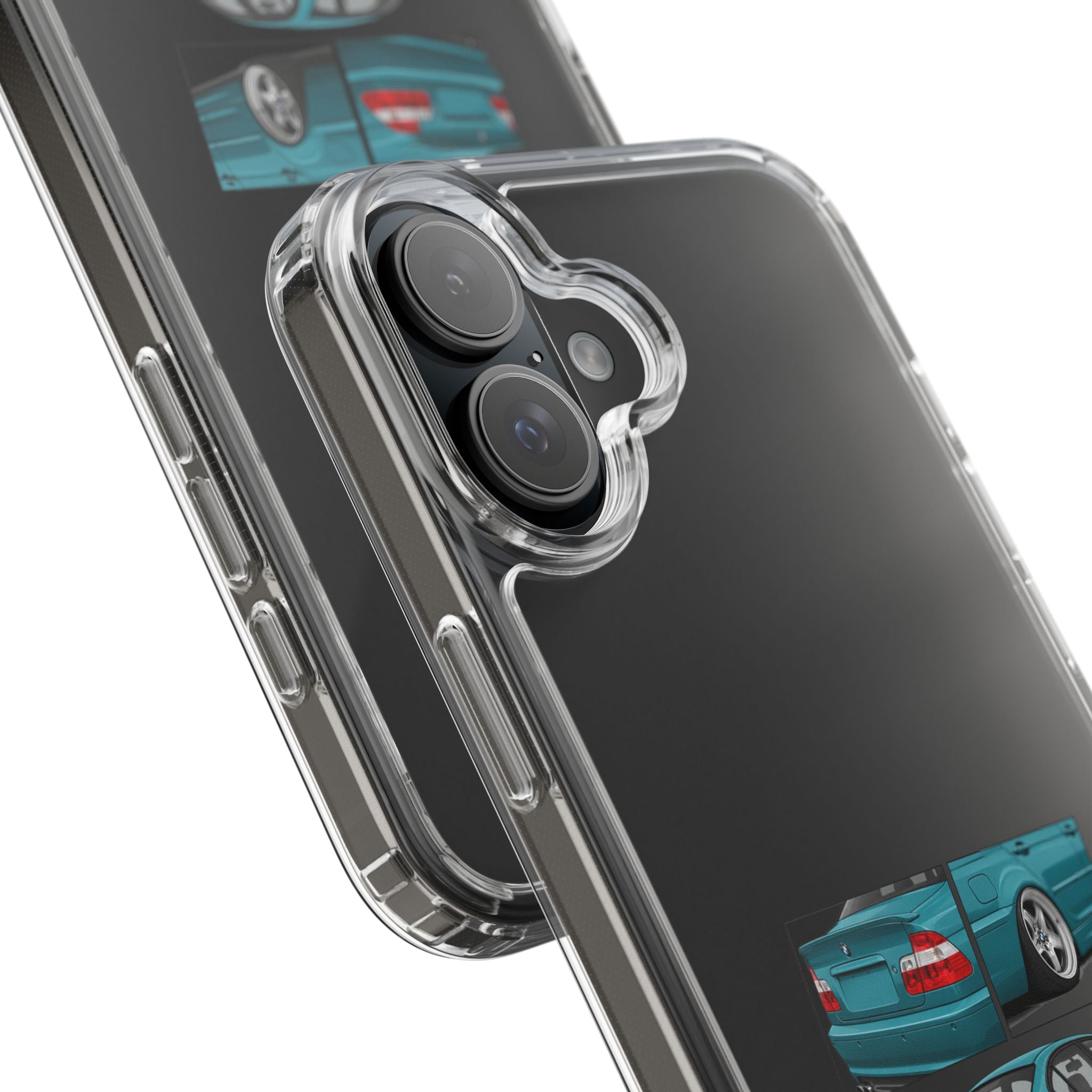 TURQUOISE BMW E46 PHONE CASES