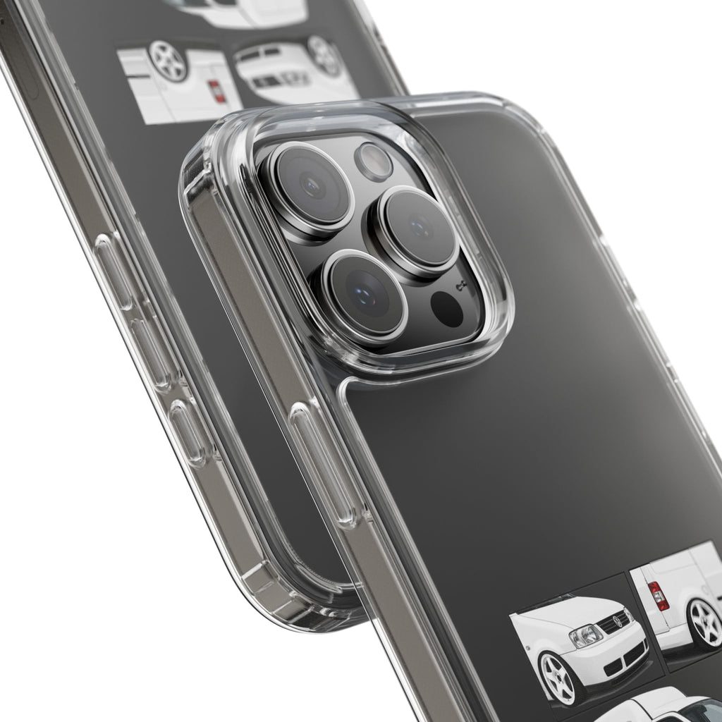 WHITE VW CADDY PHONE CASES