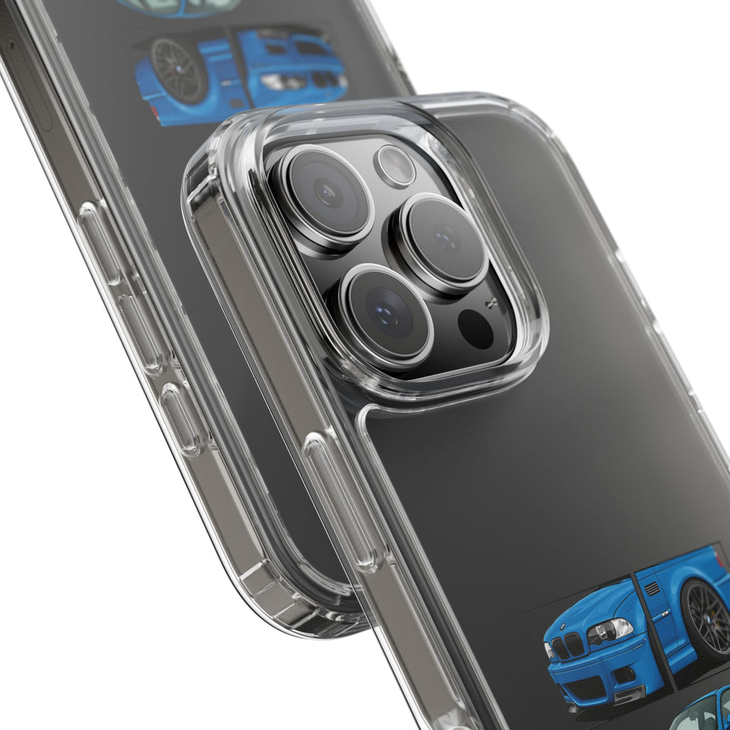 BLUE M3 E46 PHONE CASES
