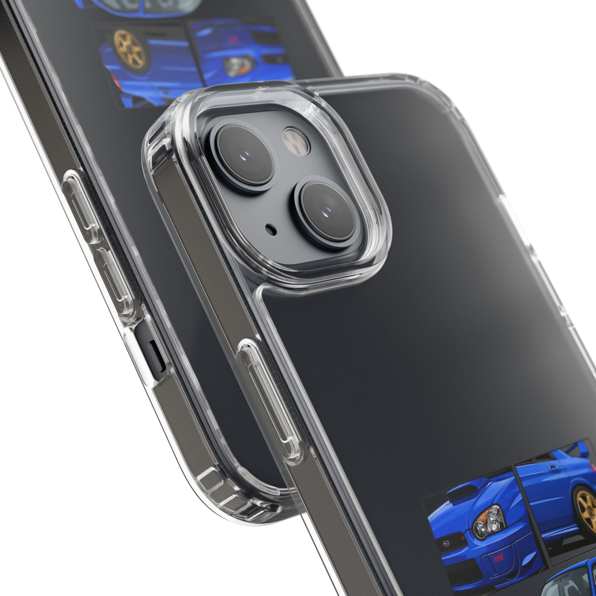 BLUE IMPREZA STI PHONE CASES