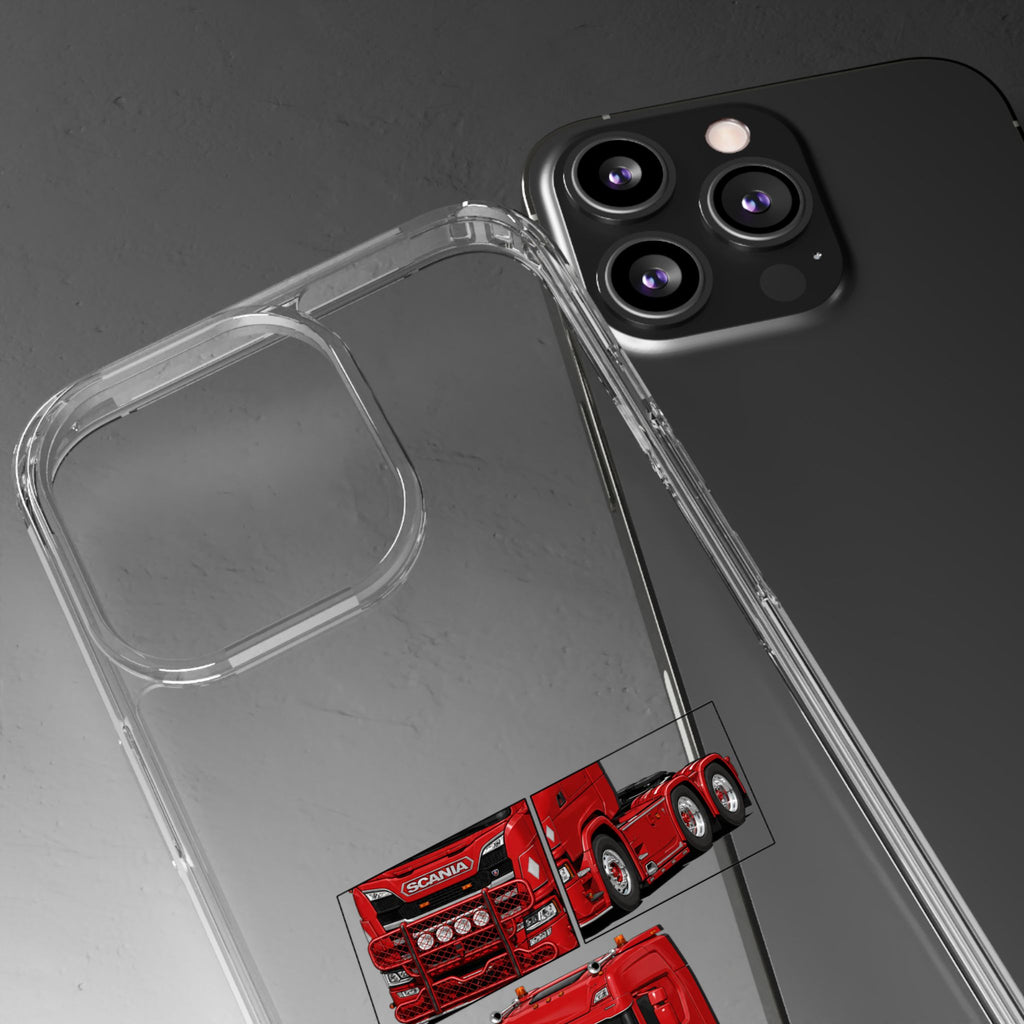 RED SCANIA S-SERIES PHONE CASES