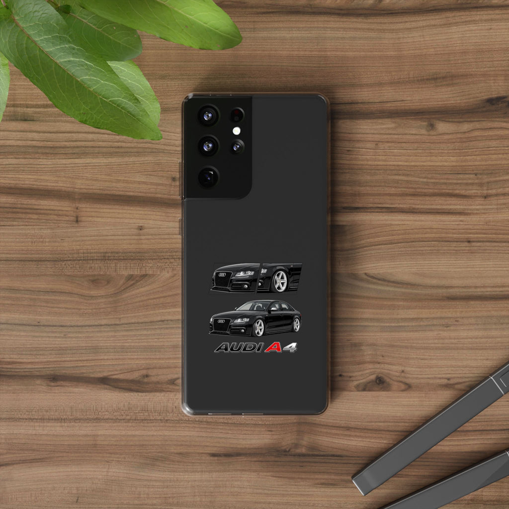BLACK B8 AUDI A4 PHONE CASES
