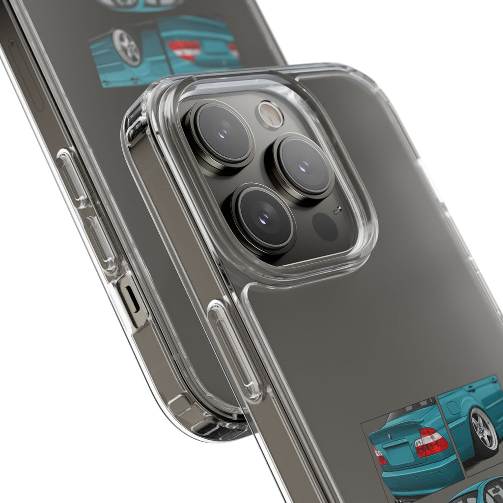 TURQUOISE BMW E46 PHONE CASES