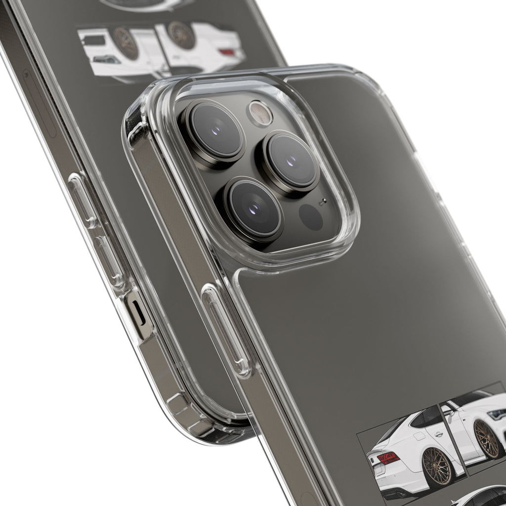 WHITE AUDI A7 PHONE CASES
