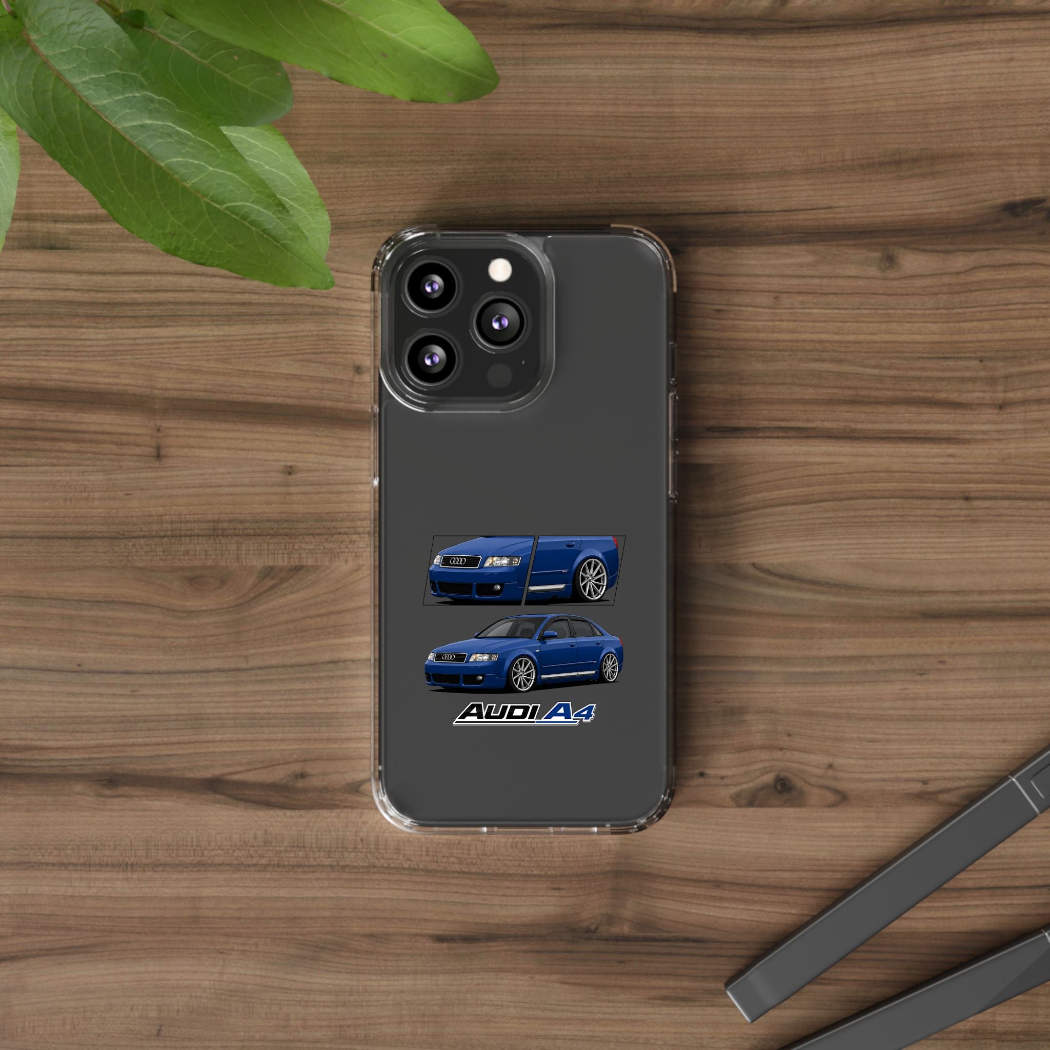 BLUE AUDI A4 B6 PHONE CASES
