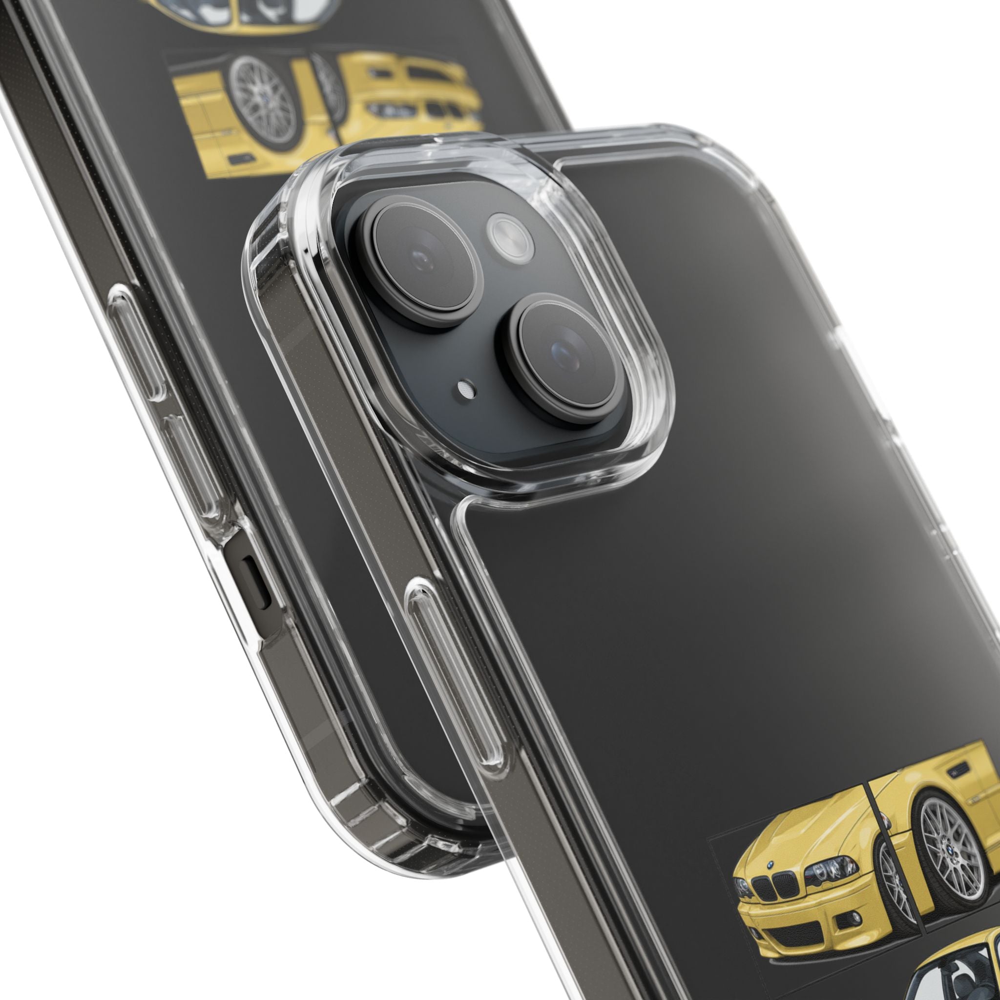 YELLOW BMW E46 PHONE CASES