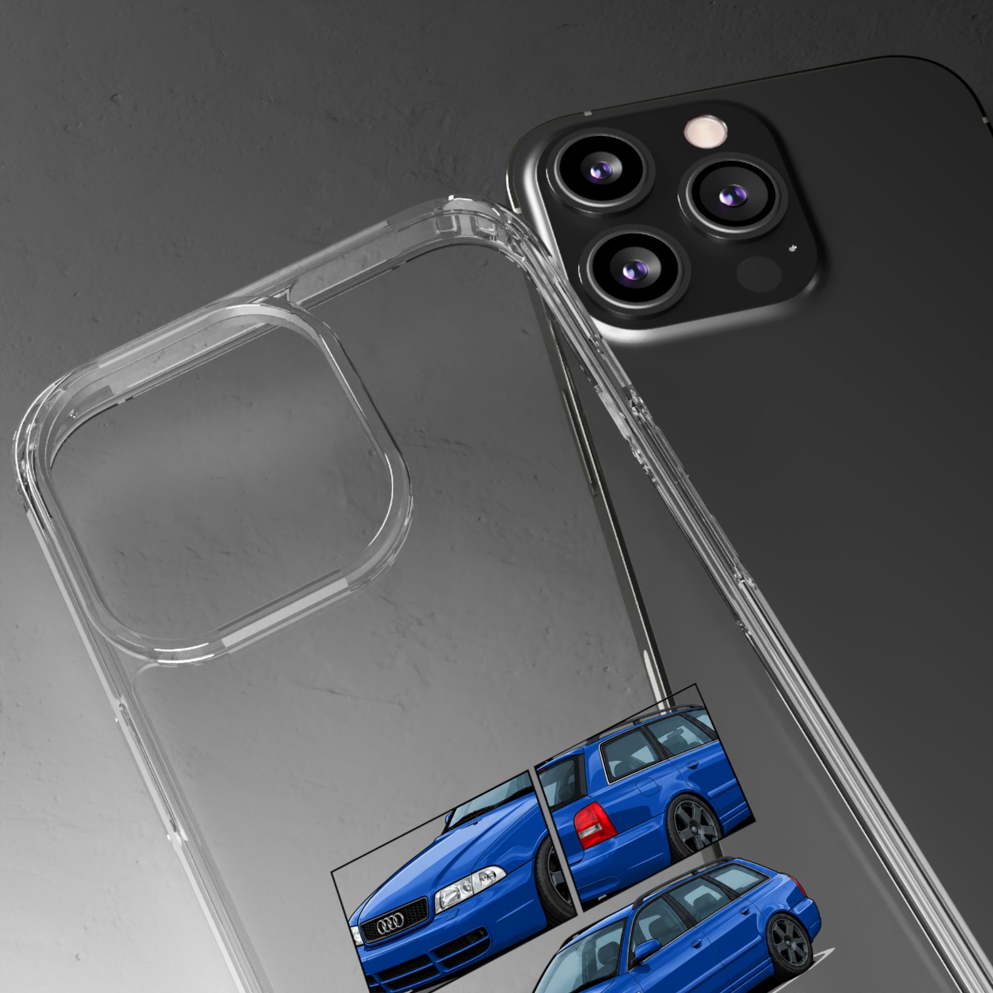 BLUE AUDI A4 B5 AVANT PHONE CASE