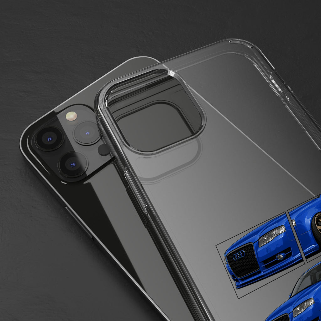 BLUE B7 AUDI A4 PHONE CASES