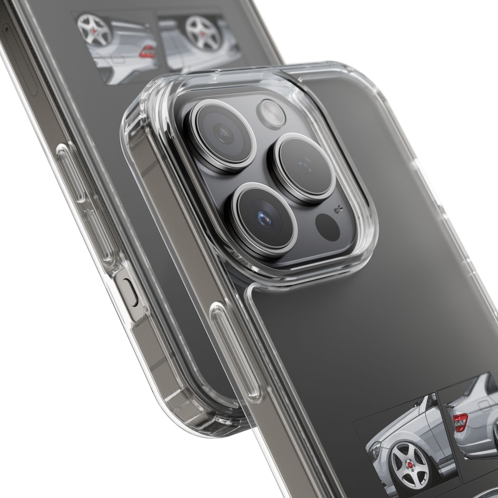 SILVER MERC C-CLASS PHONE CASES