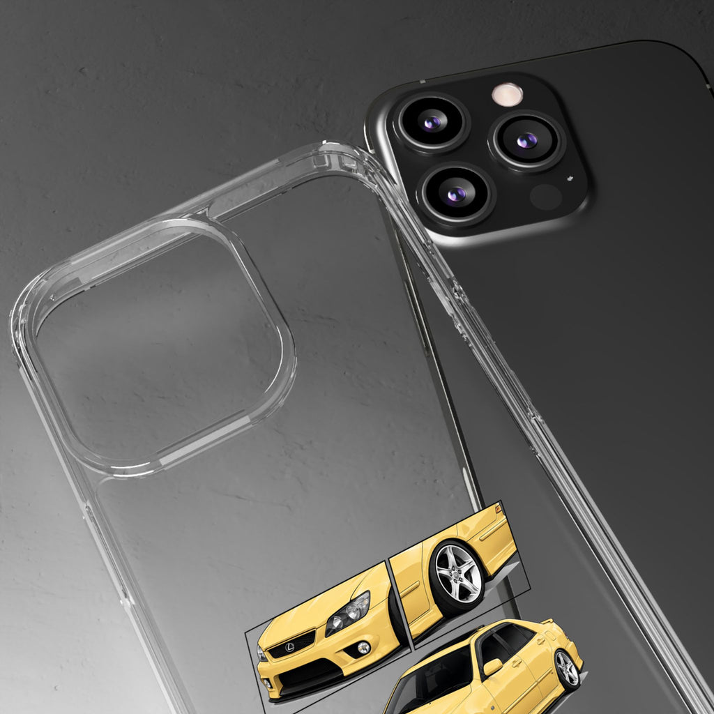 YELLOW LEXUS IS200 PHONE CASES