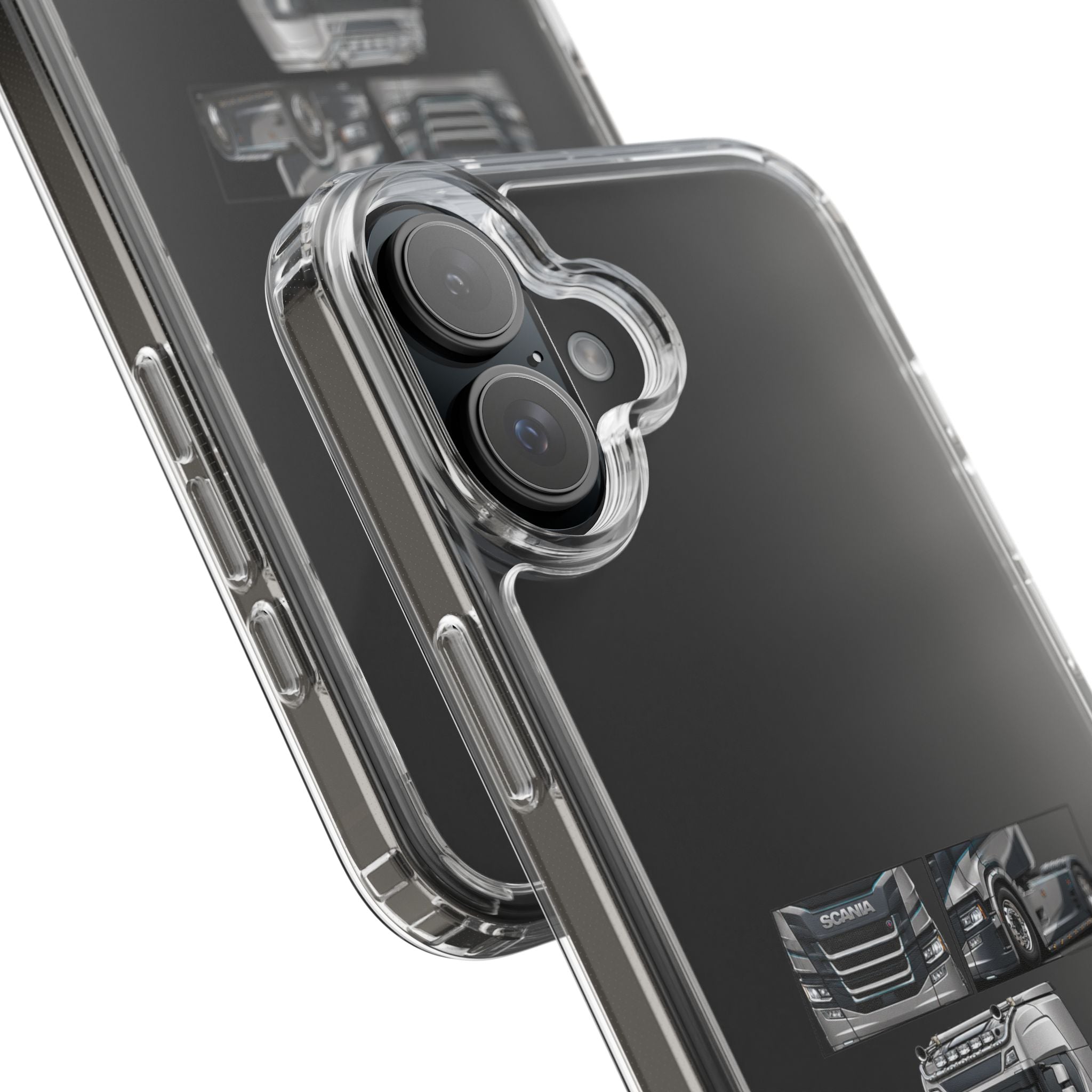GREY SILVER SCANIA S-SERIES PHONE CASES