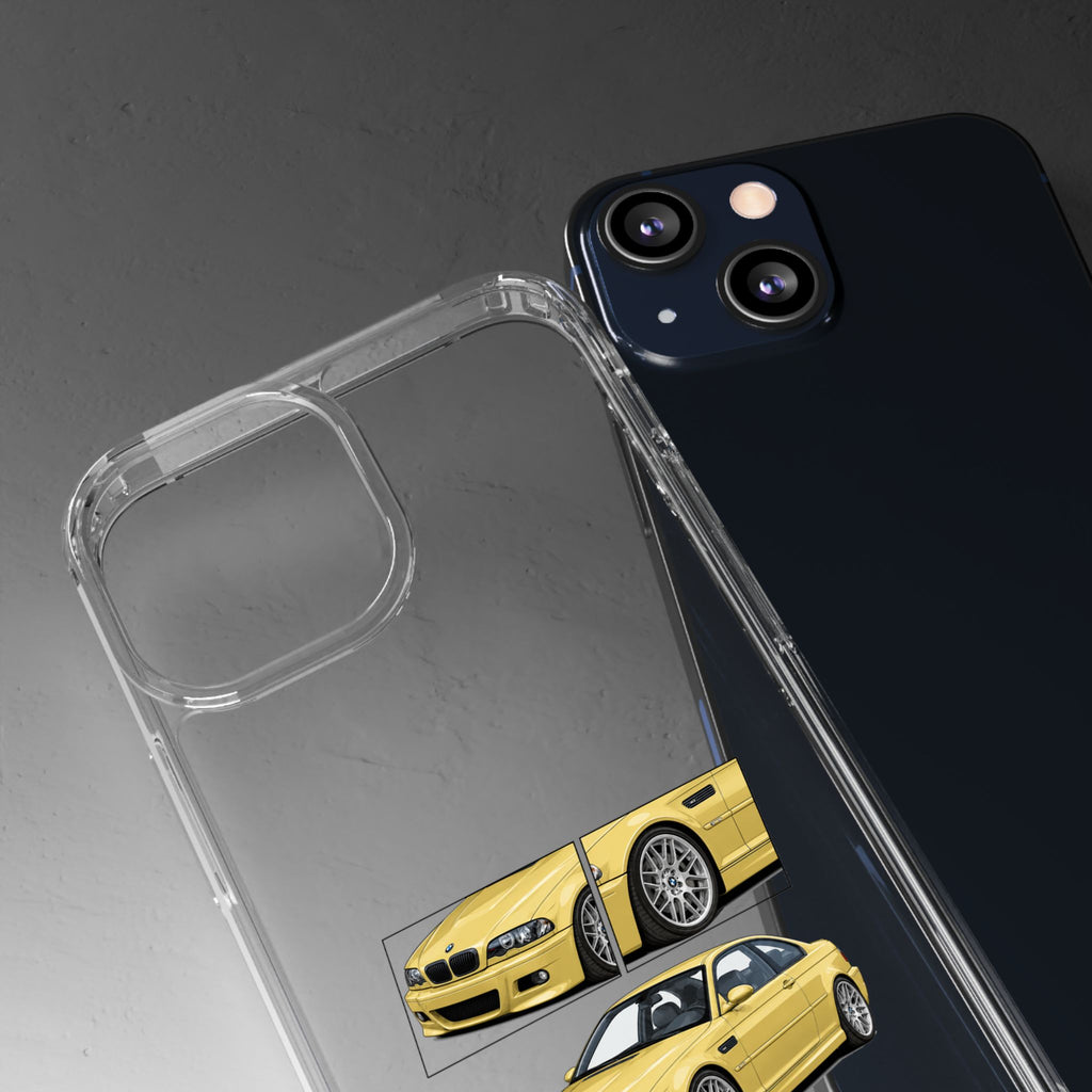 YELLOW BMW E46 PHONE CASES