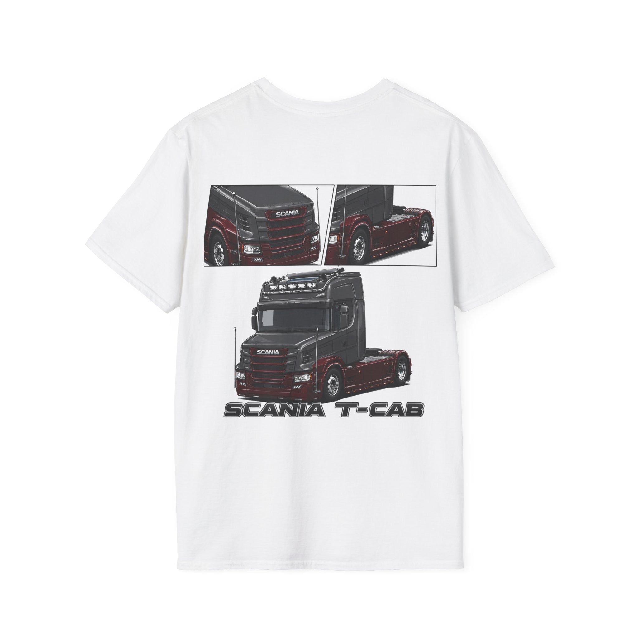 GREY/BURGANDY SCANIA T-CAB