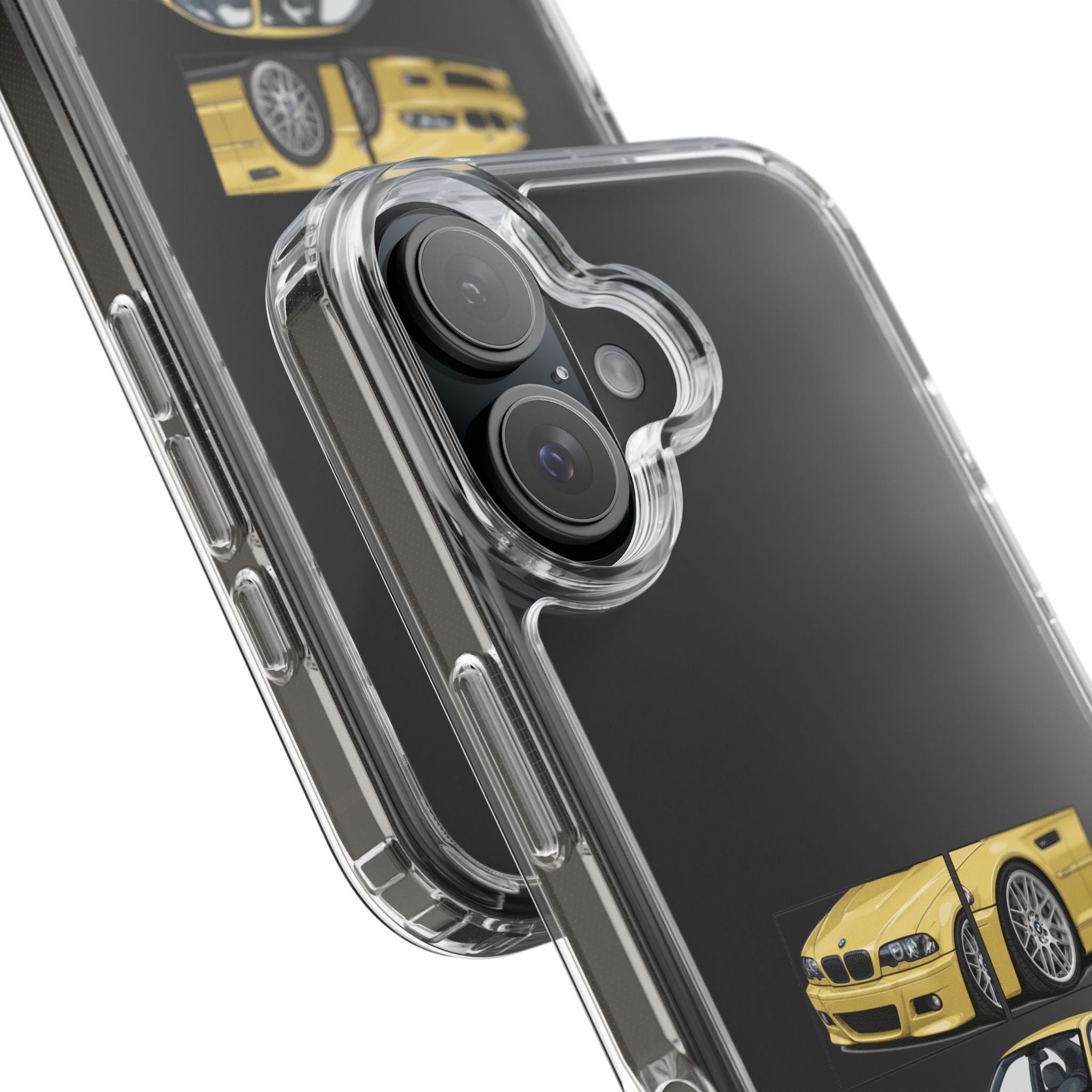 YELLOW BMW E46 PHONE CASES