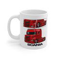 RED SCANIA T-CAB MUG
