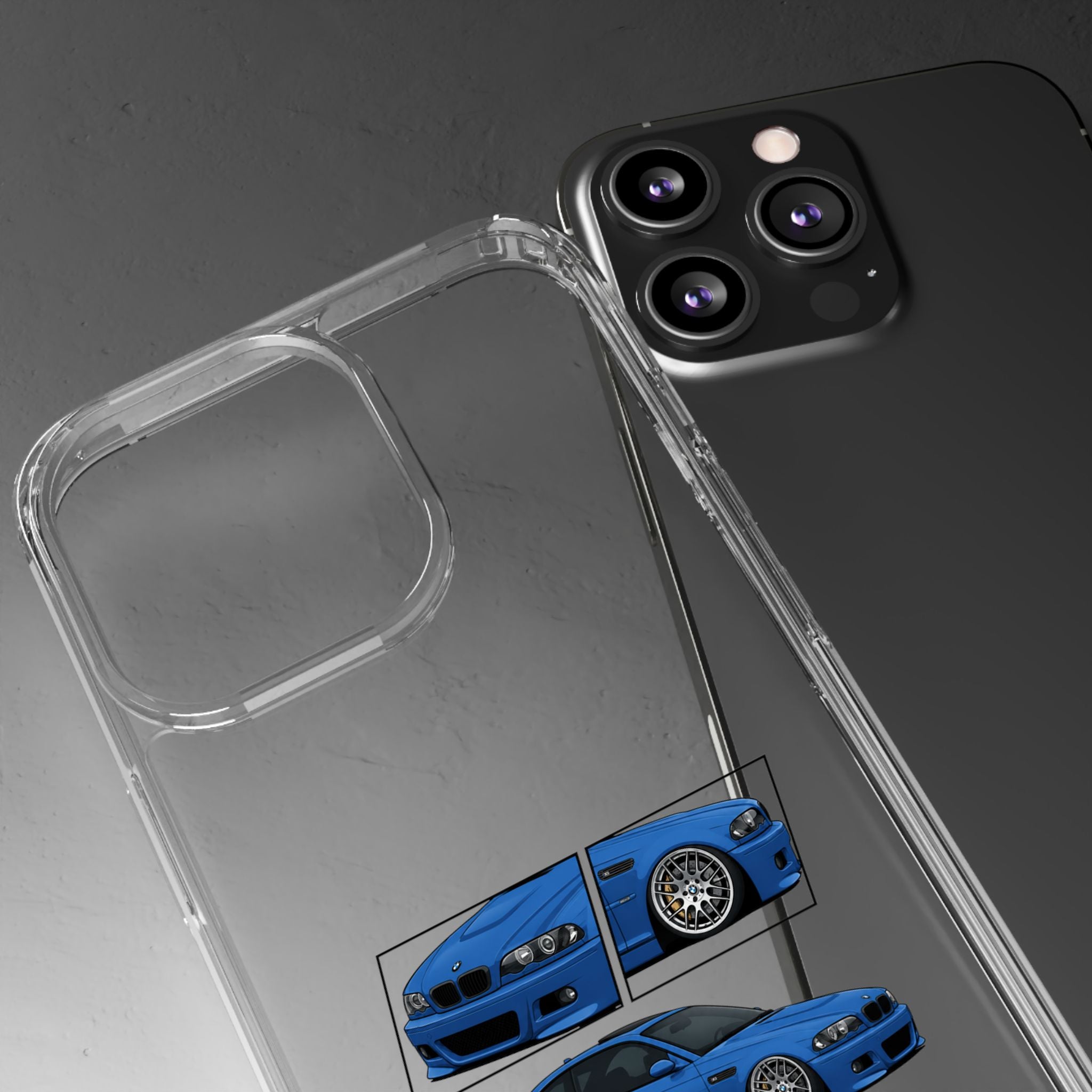 BLUE E46 M3 PHONE CASES