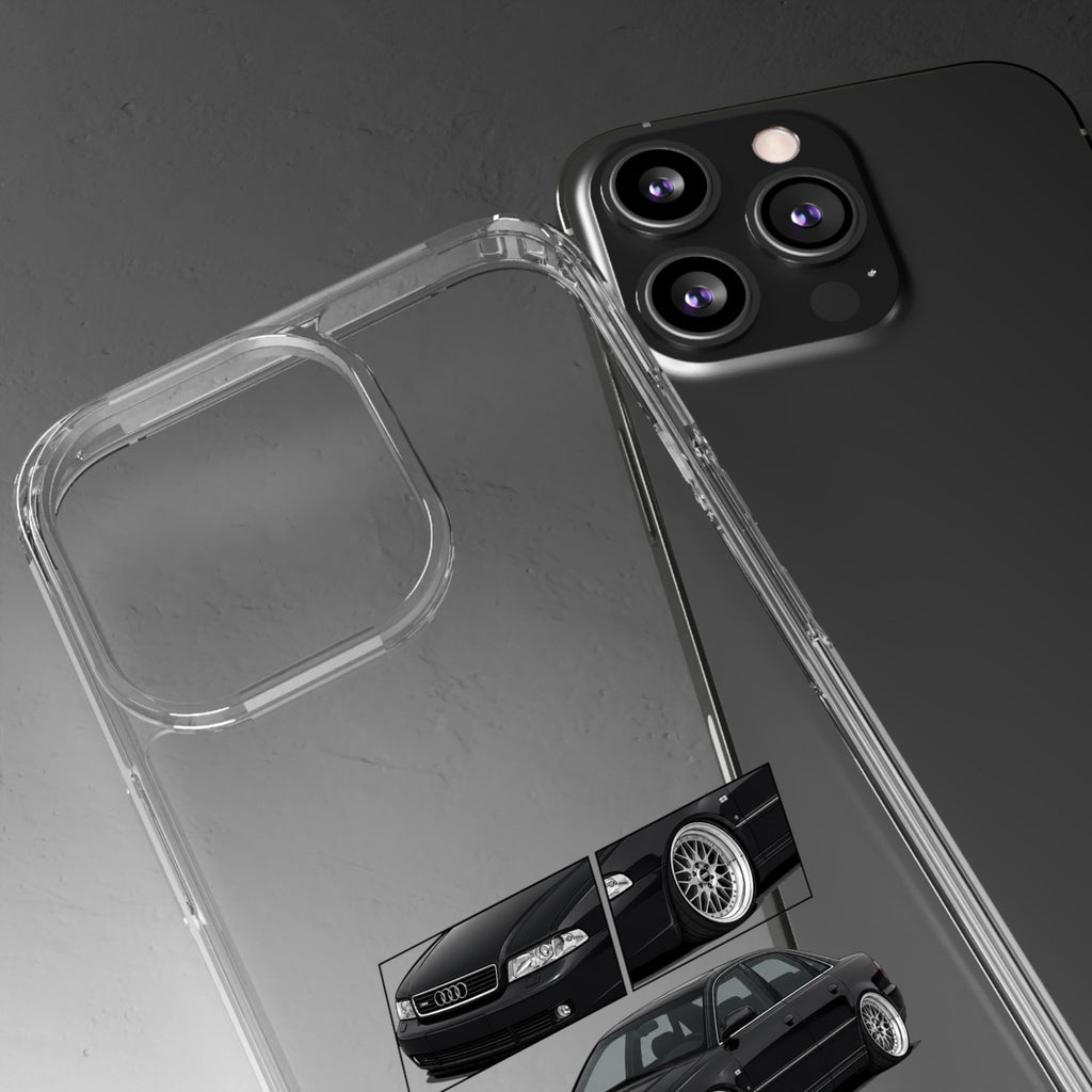 BLACK B5 AUDI A4 PHONE CASES