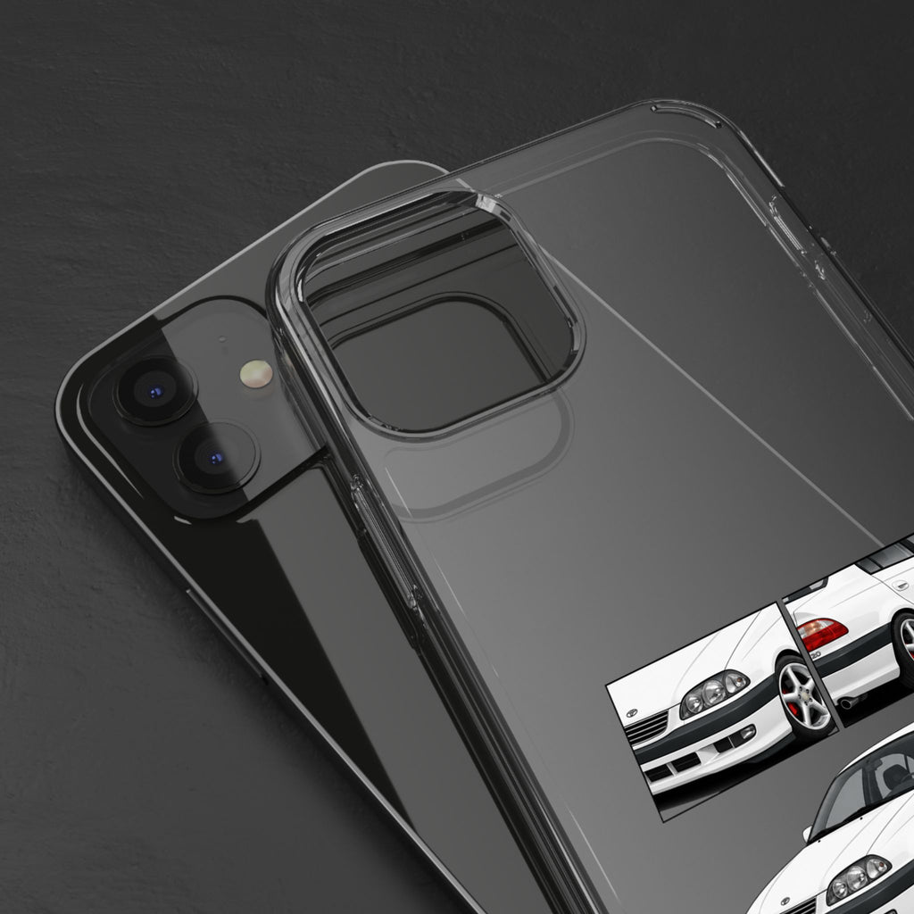 WHITE TOYOTA AVENSIS PHONE CASES