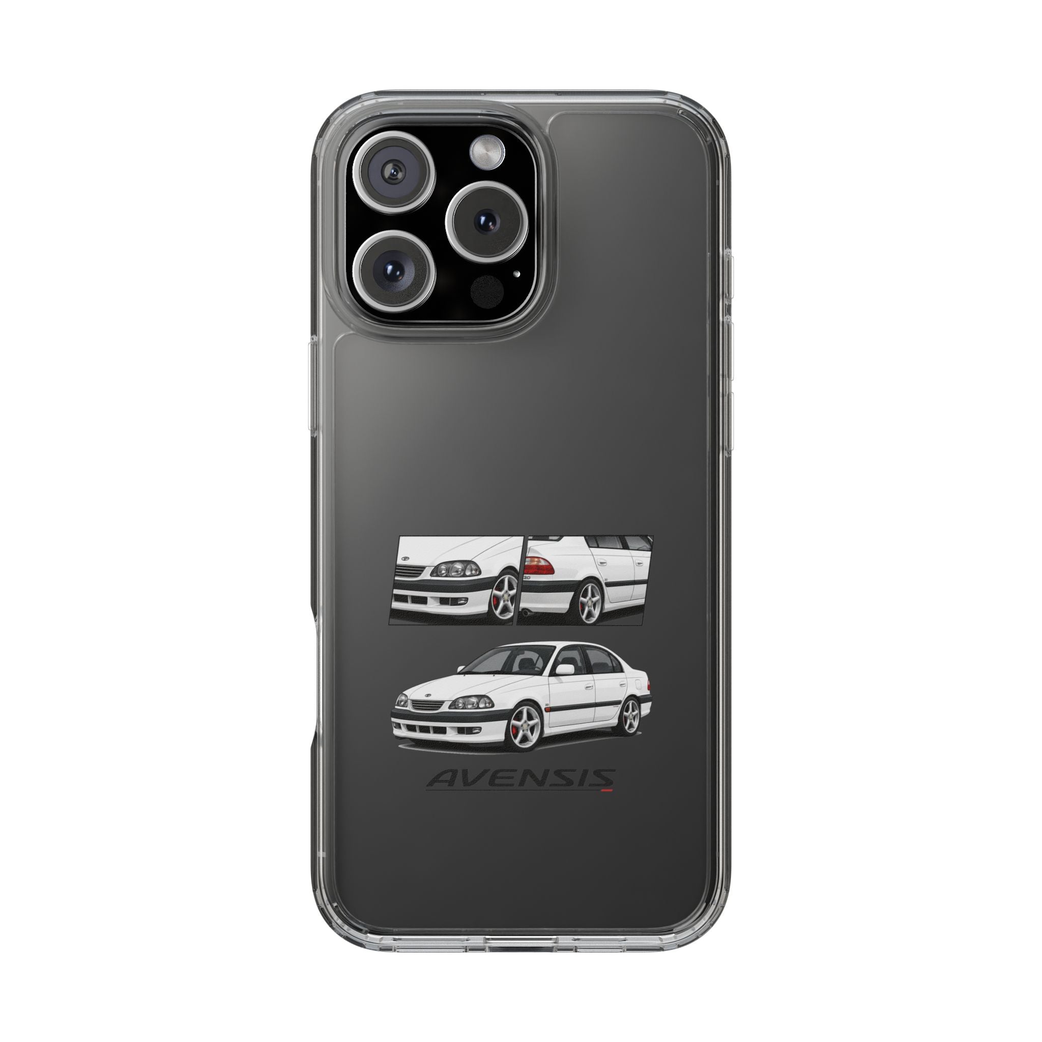WHITE TOYOTA AVENSIS PHONE CASES