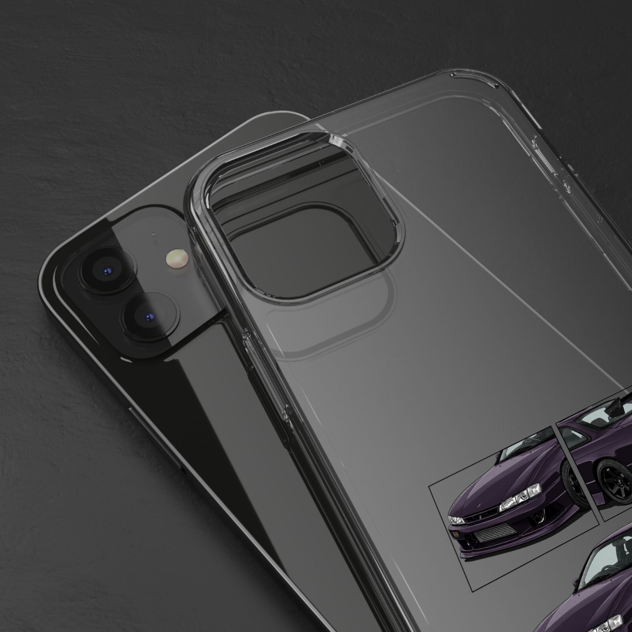 PURPLE NISSAN S14 PHONE CASES