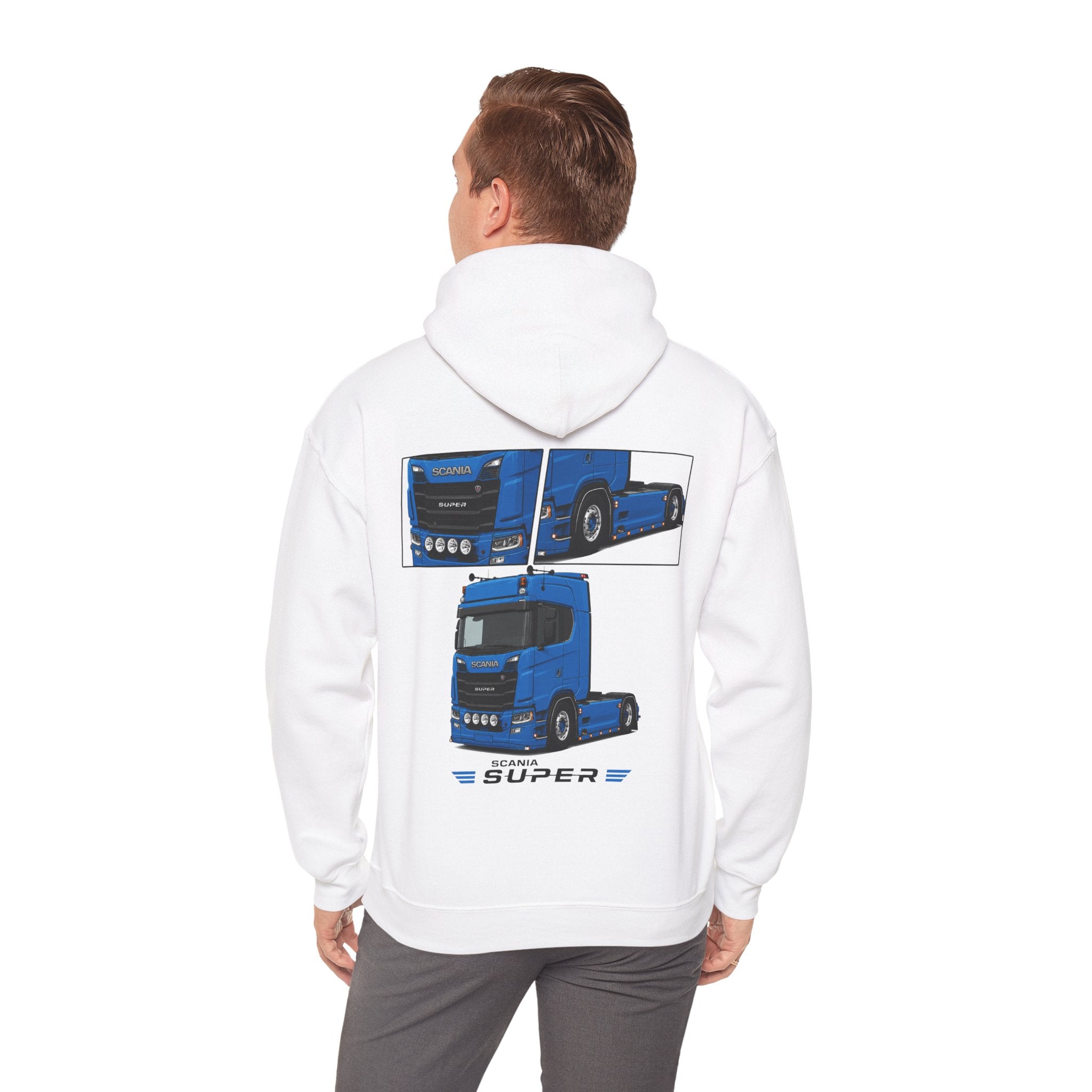 BLUE SCANIA SUPER JUMPER
