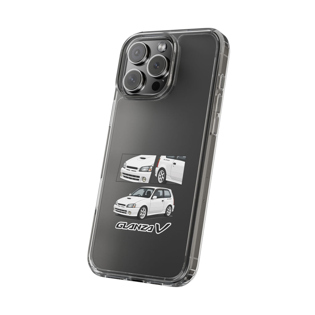WHITE TOYOTA GLANZA PHONE CASES
