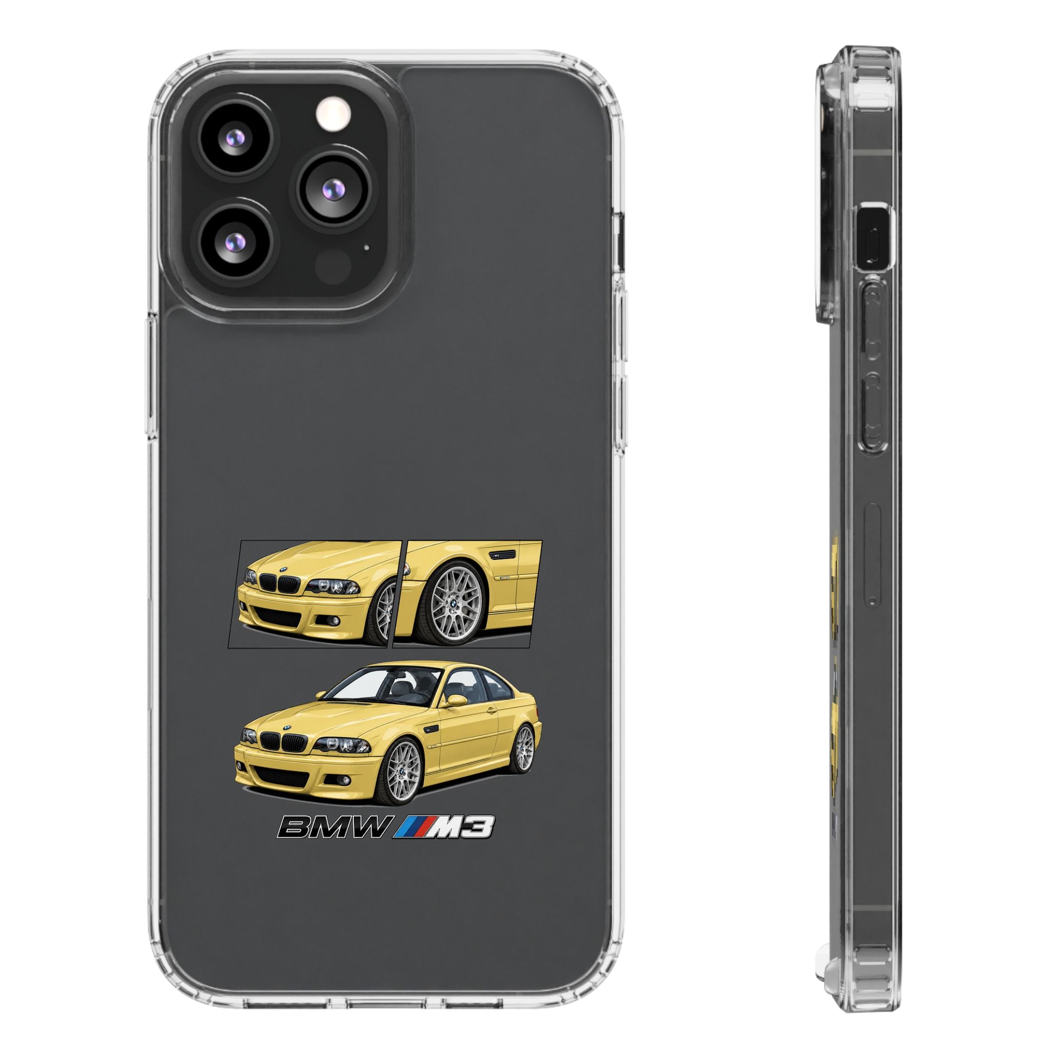 YELLOW BMW E46 PHONE CASES