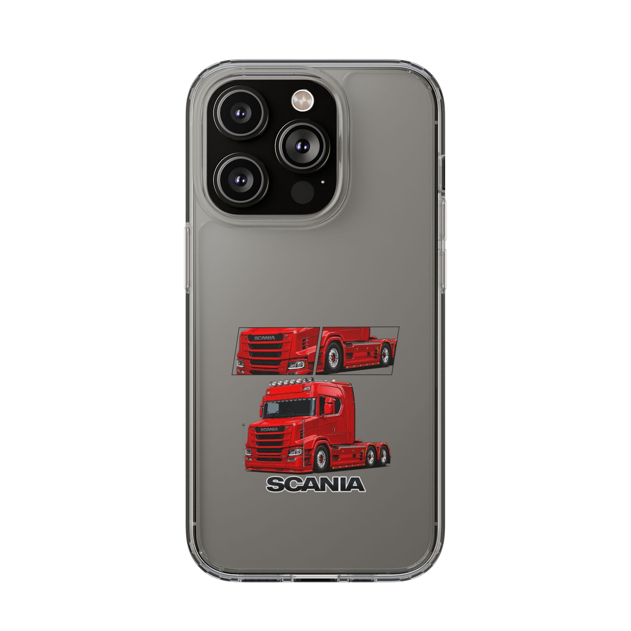RED SCANIA T-CAB PHONE CASES