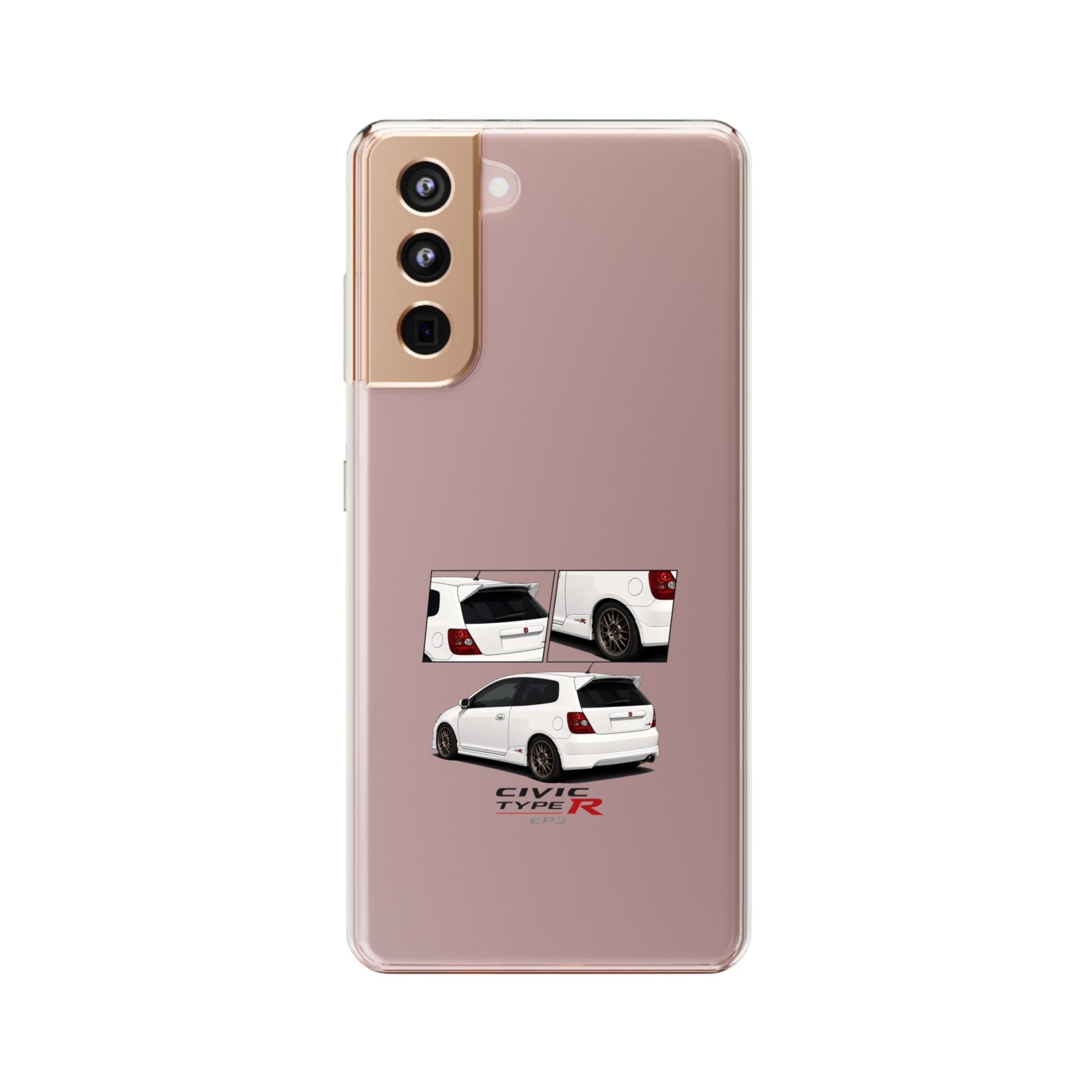 WHITE EP3 TYPE R PHONE CASES
