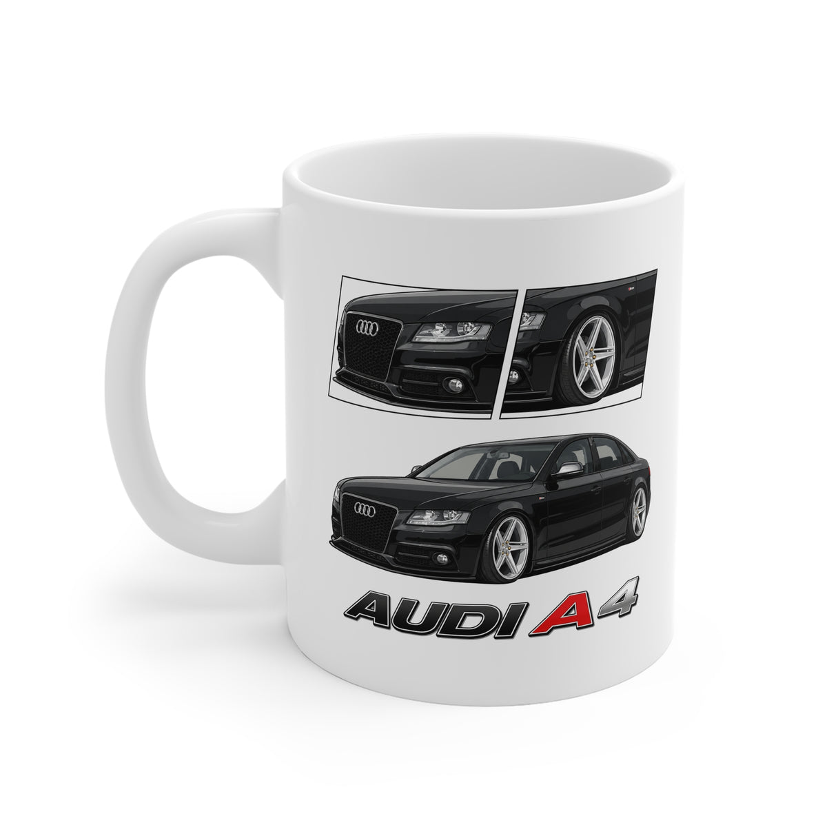 BLACK B8 AUDI A4 MUG